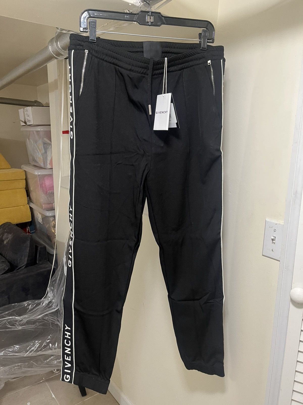 Givenchy Givenchy Side-Stripe Logo Track Pants Sz XL Size US 36 / EU 52 - 6 Thumbnail