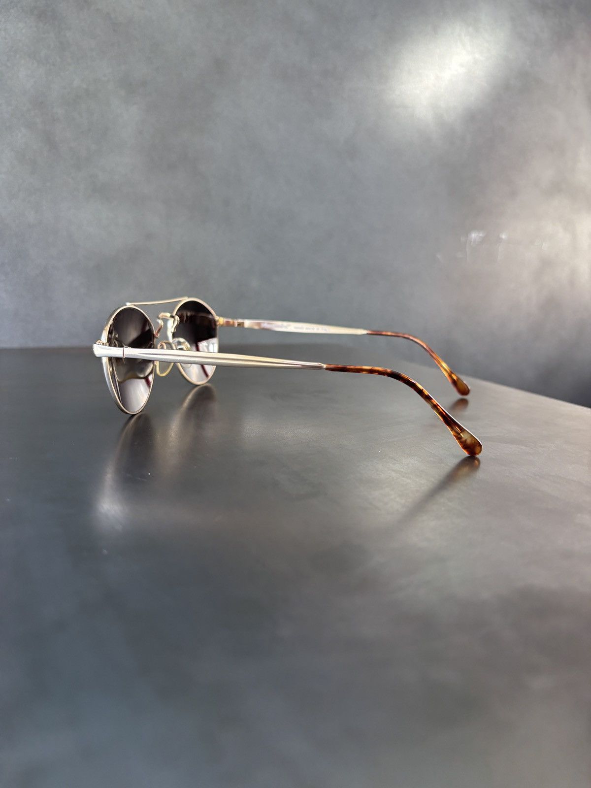Vintage 1990s Vintage Sunglasses Made in Italy Metal Giorgio Armani Size ONE SIZE - 15 Thumbnail