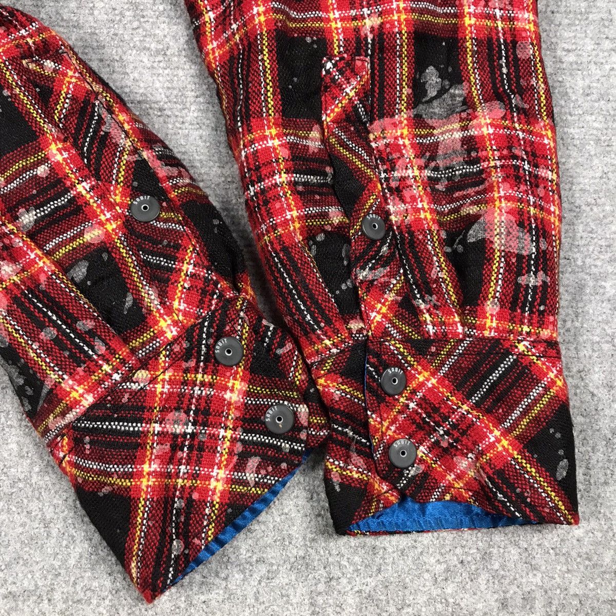 If Six Was Nine × Japanese Brand × SABIT SABIT JAPAN FLANNEL DESIGN SNAP BUTTON JACKET Size US L / EU 52-54 / 3 - 17 Thumbnail
