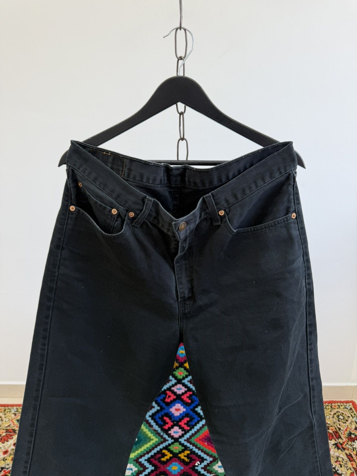 Hedi Slimane 00s Diesel Hedi Slimane Dior Style Washed Denim Jeans Size US 36 / EU 52 - 2 Thumbnail