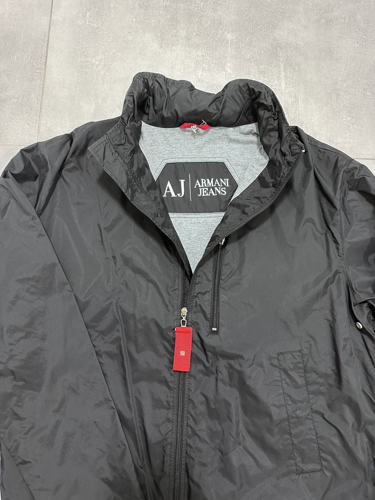 Armani × Designer × Vintage Armani Jeans Vintage Jacket Black Mens XL Size US XL / EU 56 / 4 - 2 Thumbnail