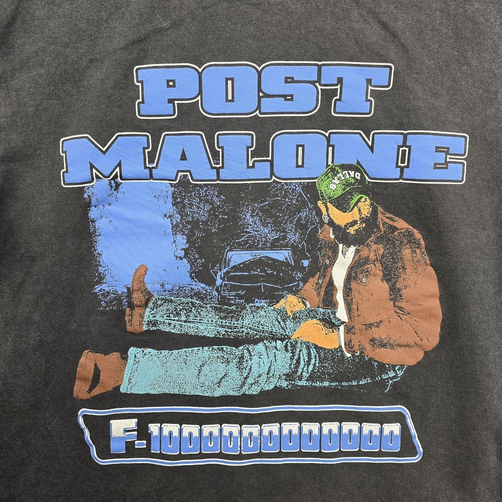 Zara Zara X Post Malone Shirt Size Small F-1 Trillion Boxy Tee Size US S / EU 44-46 / 1 - 2 Thumbnail