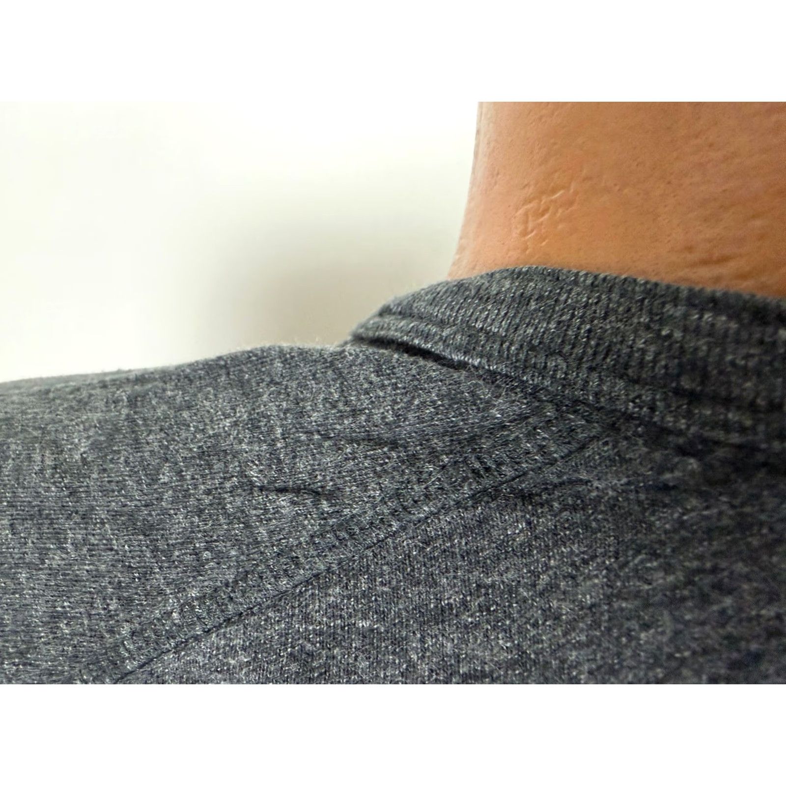 Gap Gap Henley Shirt Men Medium Minimal Heather Charcoal Cotton Outdoors Long Sleeve Size US M / EU 48-50 / 2 - 7 Thumbnail