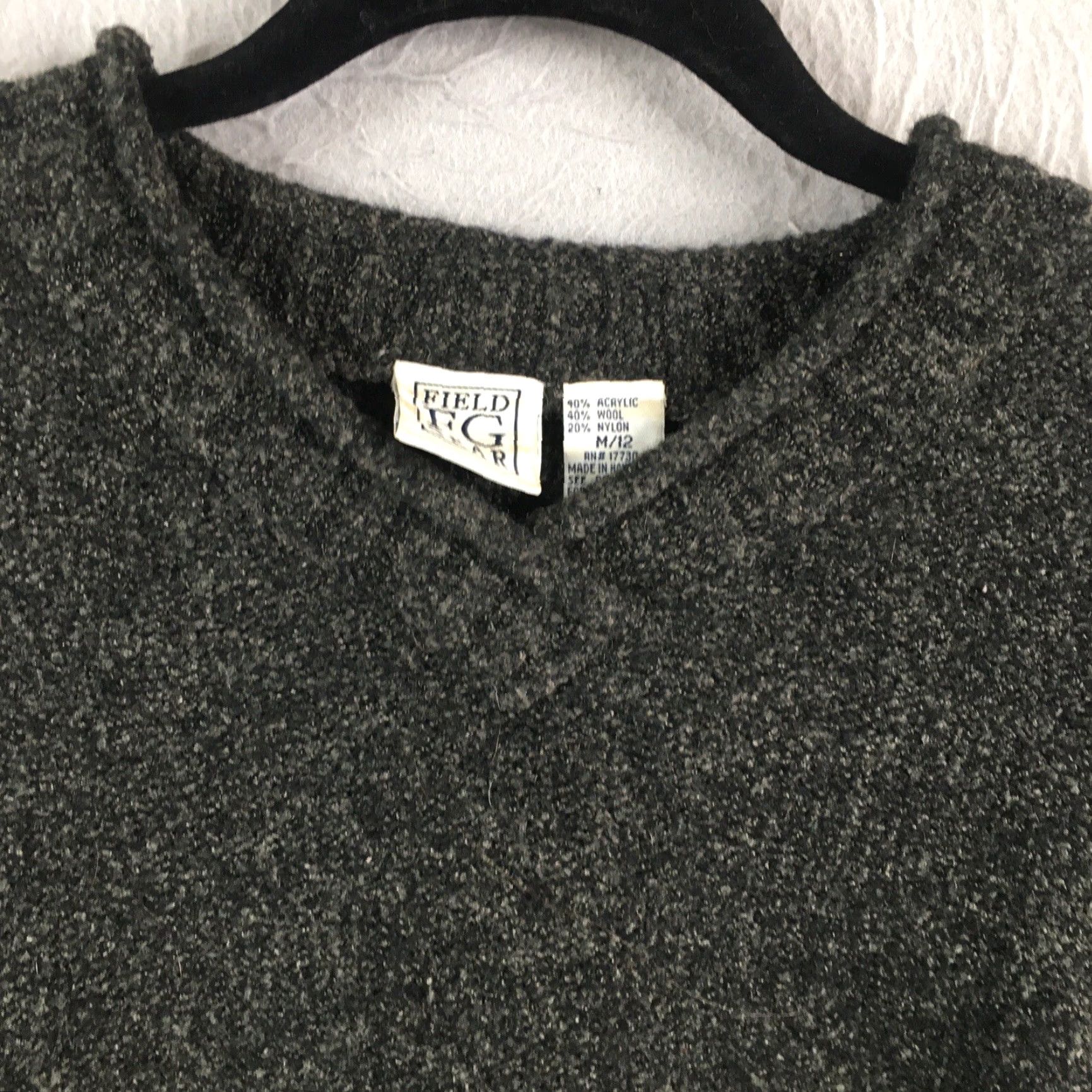 Vintage VINTAGE Field Gear Sweater Women 12 Gray Marbled Wool Blend Boucle Pullover Knit 91642 Women Size XL / US 12-14 / IT 48-50 - 4 Thumbnail