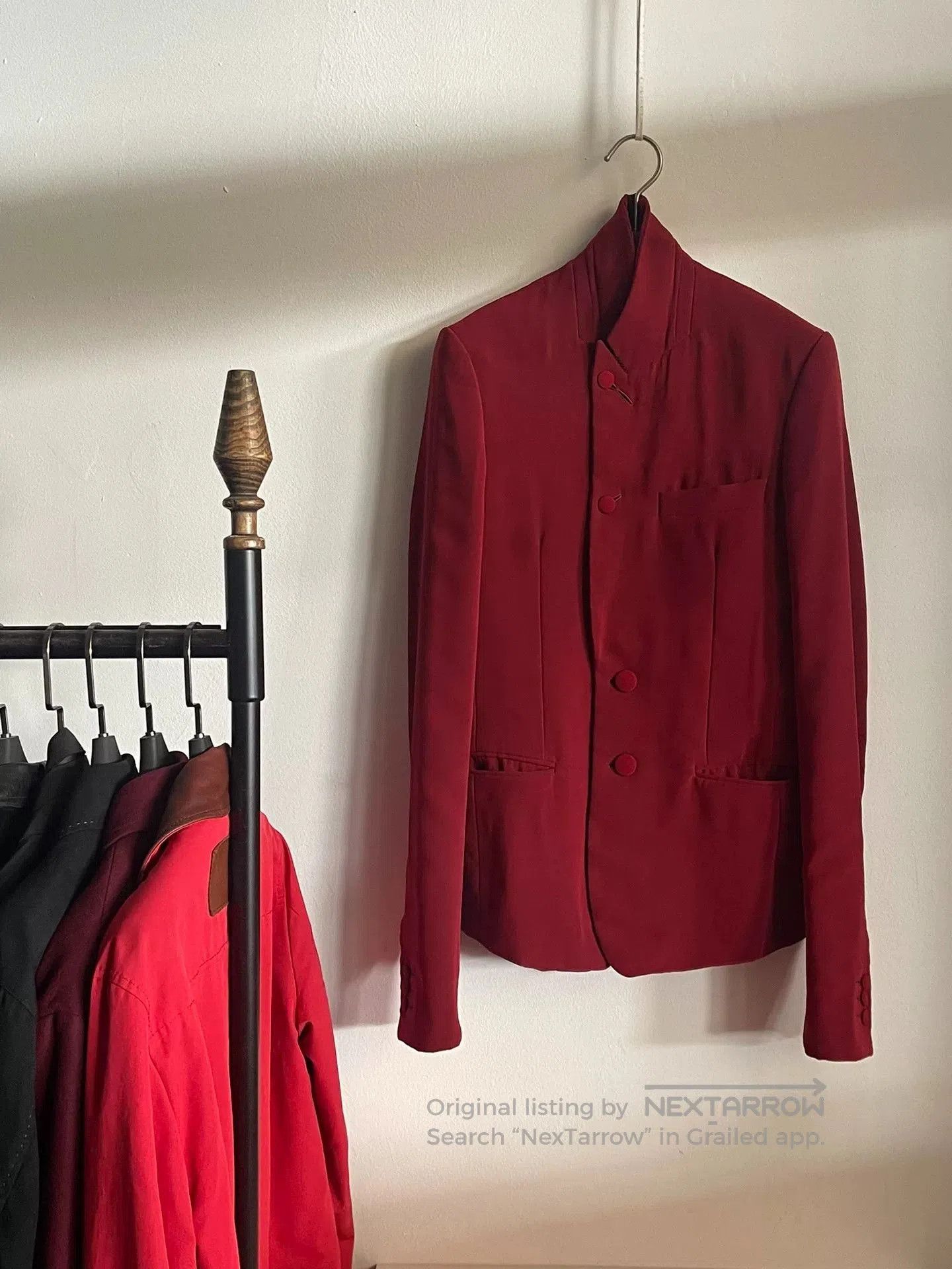 Ann Demeulemeester ann demeulemeester red suit jacket. Size US XXS / EU 40 - 3 Thumbnail