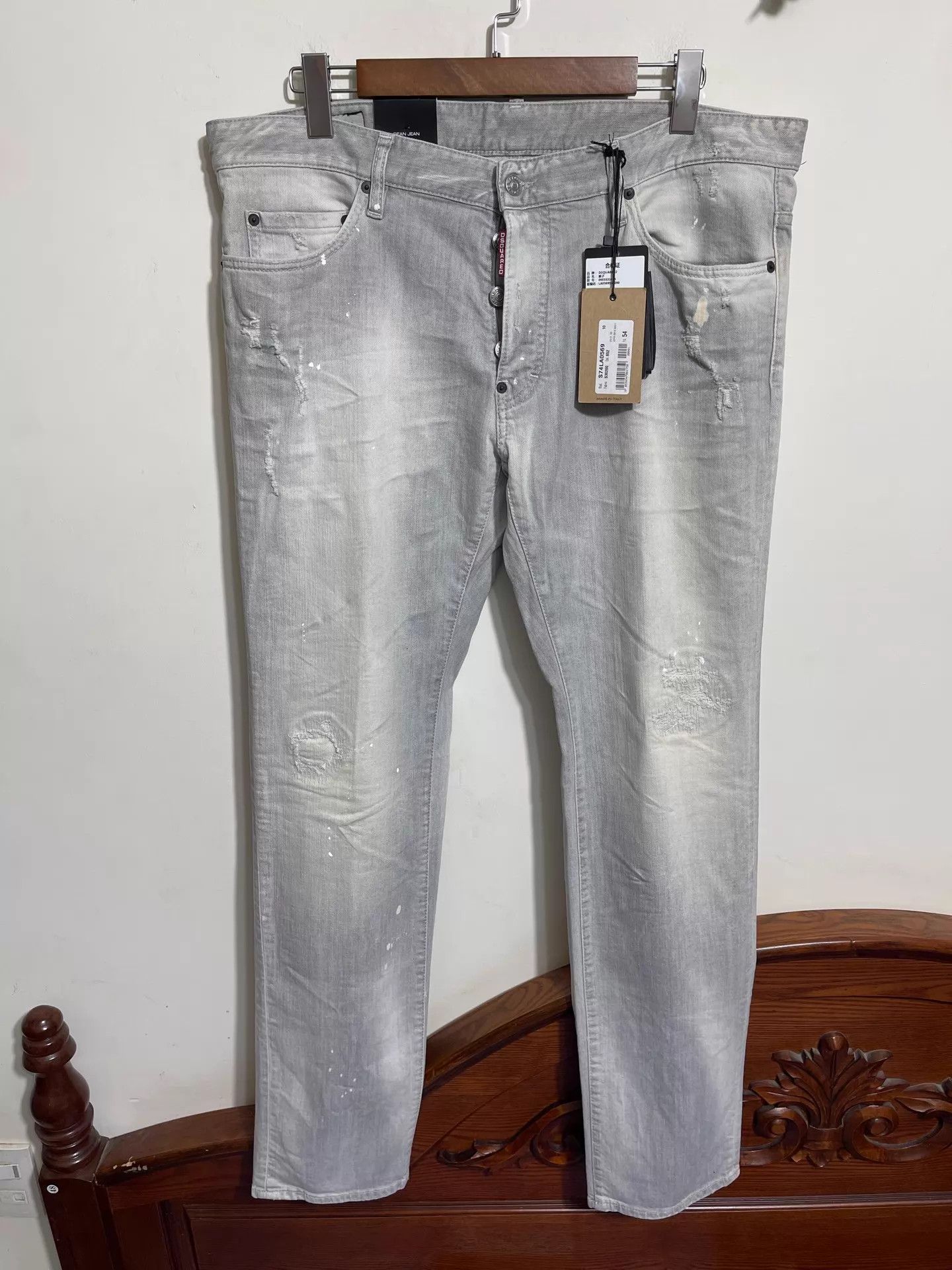 Dsquared2 Dsquared2 D2 Dean Slim Jeans 54 Size US 38 / EU 54 - 1 Thumbnail