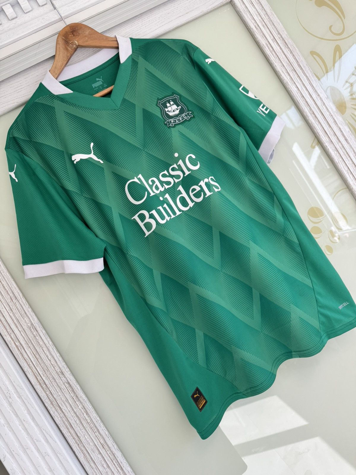 Puma Plymouth 2024-2025 Home Soccer Jersey Football Kit Shirt Size US L / EU 52-54 / 3 - 4 Thumbnail