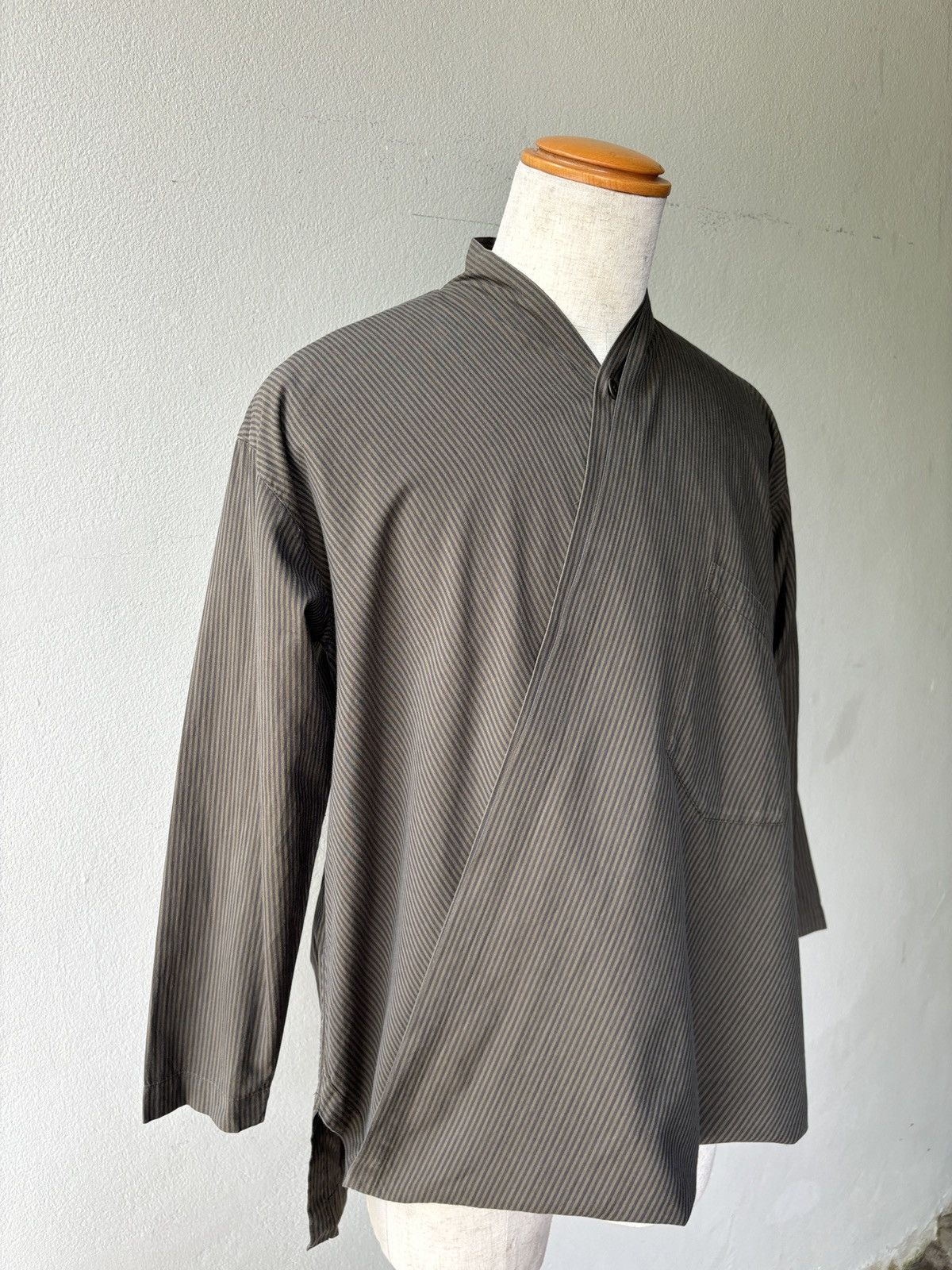 Issey Miyake Issey Miyake Permanent wrapped strips shirt. Size US M / EU 48-50 / 2 - 13 Thumbnail