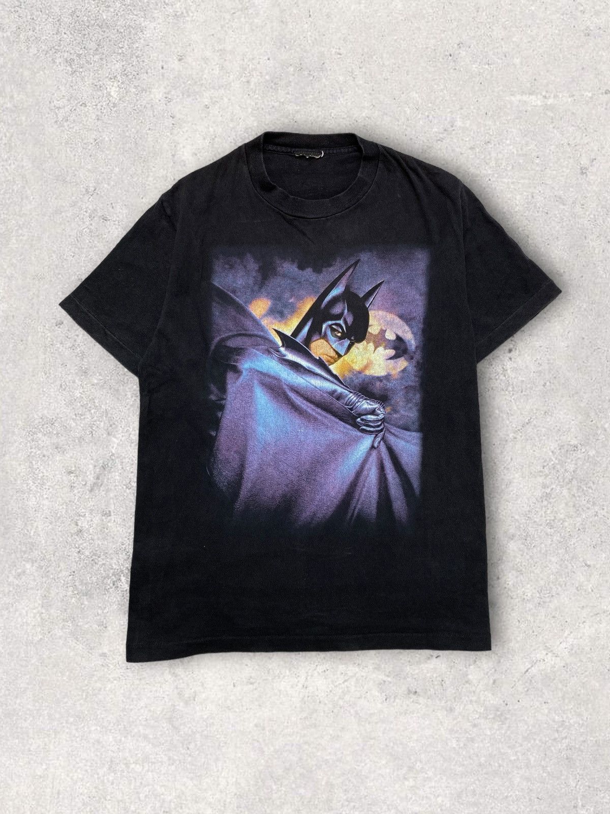 DC Comics Batman 1995 90s vintage rare tshirt forever ds comics black Size US S / EU 44-46 / 1 - 1 Thumbnail