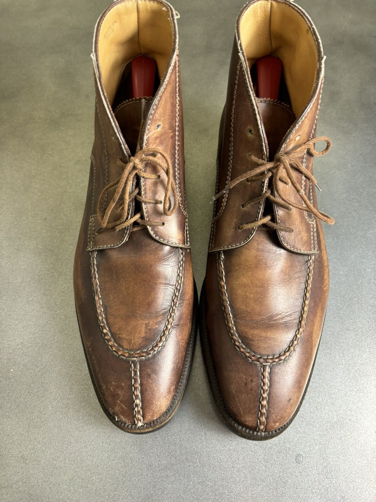 Brioni × Designer Brioni Boots 41 Brogues Chelsea Dress Leather Moc Paraboot Size US 8.5 / EU 41-42 - 4 Thumbnail