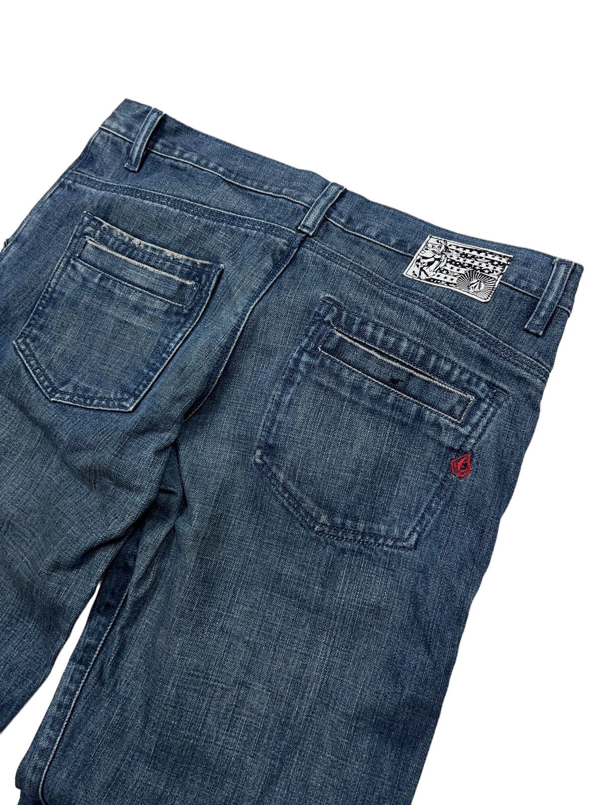 Vintage × Volcom Vintage y2k Volcom Low Rise Jeans Skateboarding Size 33" - 10 Thumbnail