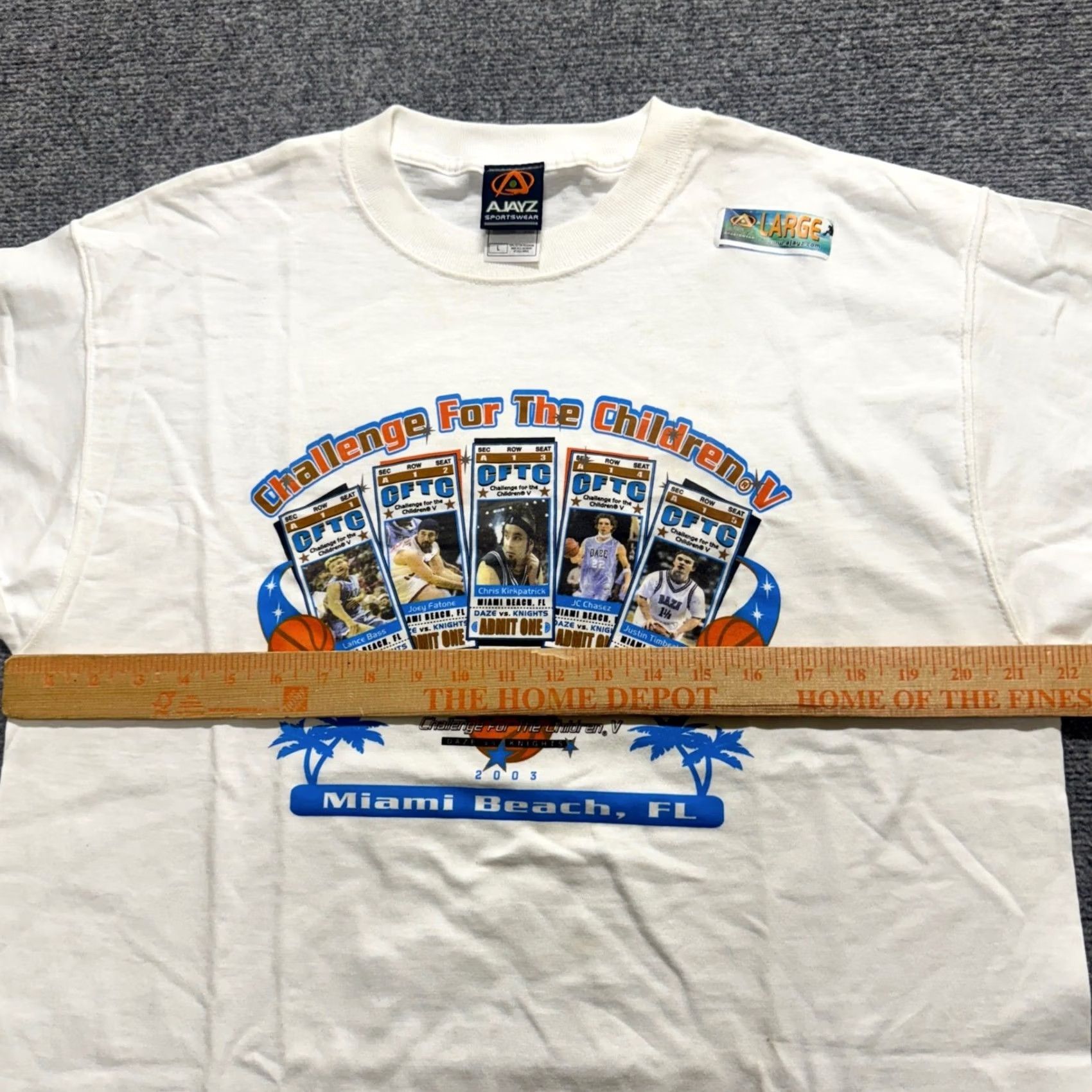 Vintage VINTAGE 2003 Nsync's Challenge Miami Beach Basketball T-Shirt Men's L Y2K Size US L / EU 52-54 / 3 - 4 Thumbnail