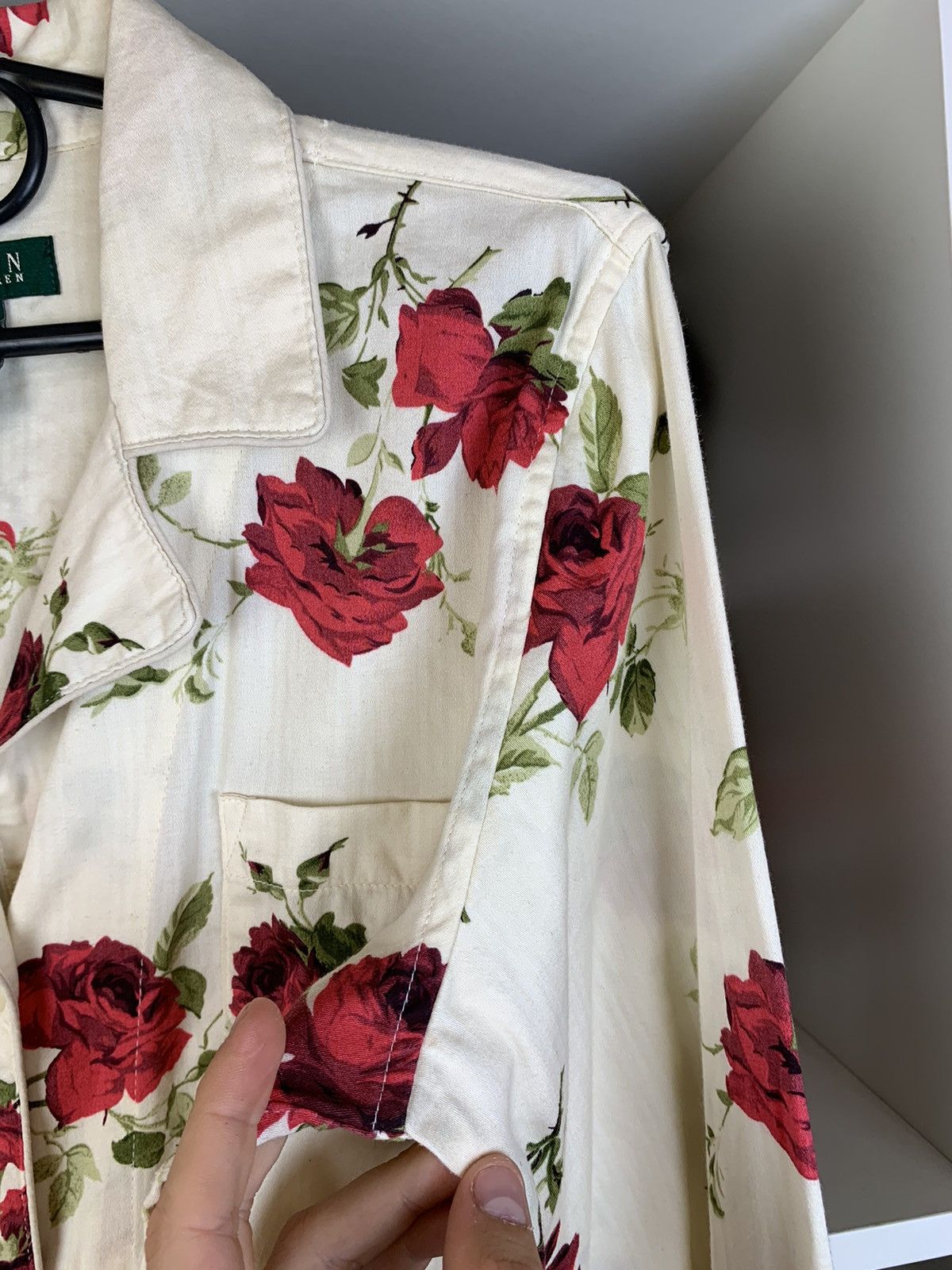 Ralph Lauren Ralph Lauren Women's Floral Lightweight Button-Up Blazer Size M / US 6-8 / IT 42-44 - 10 Thumbnail