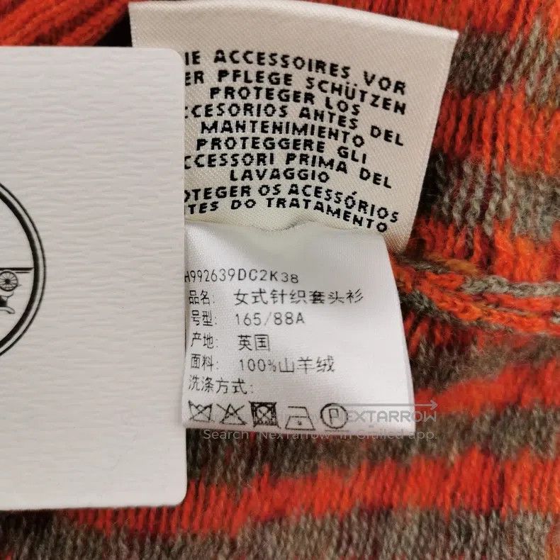Hermes Hermes Cashmere color-block sweater Size XS / US 0-2 / IT 36-38 - 8 Thumbnail