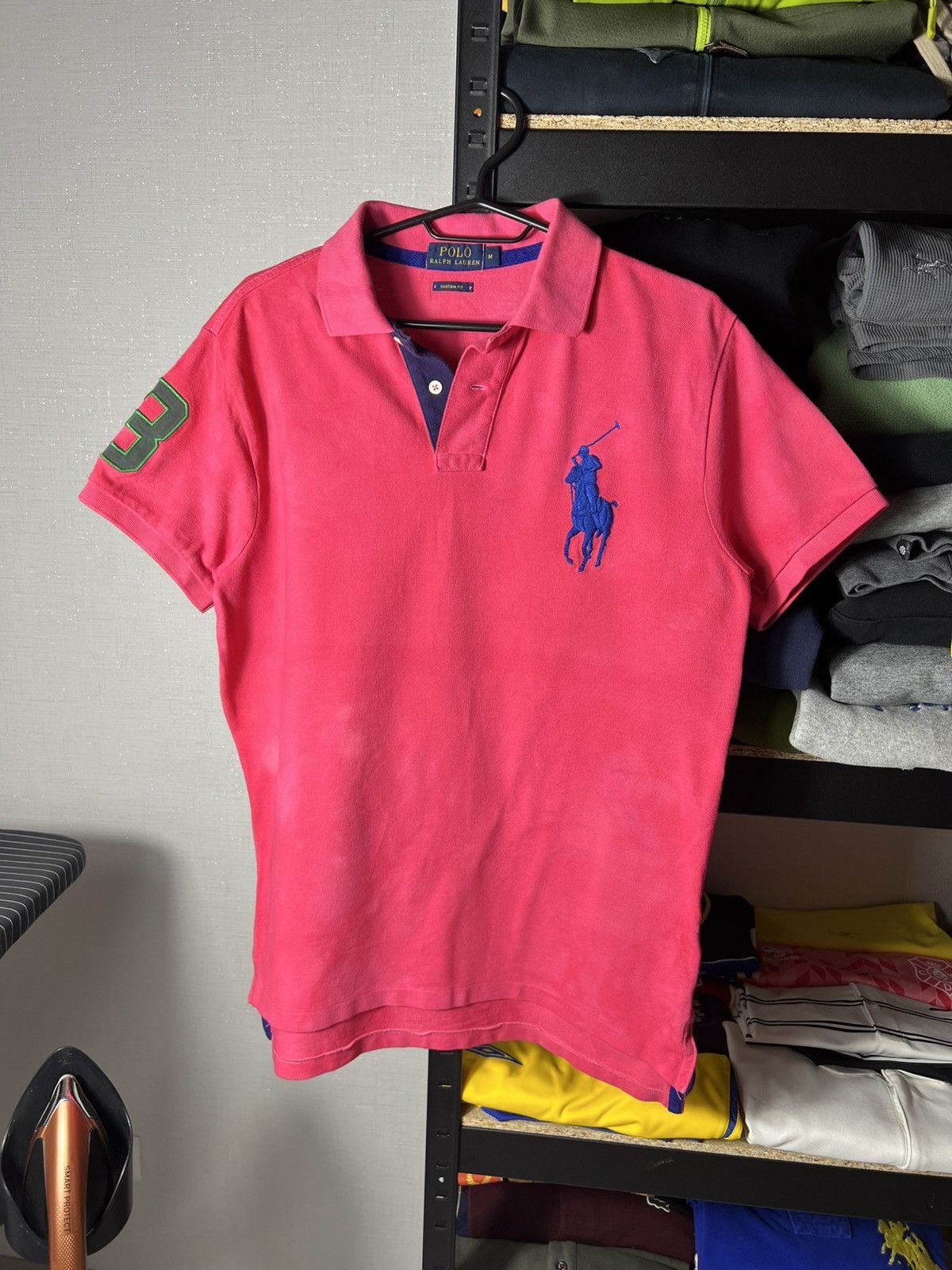 Polo Ralph Lauren Ralph Lauren Pink Polo Shirt M – Distressed / Faded Look Size US M / EU 48-50 / 2 - 2 Thumbnail
