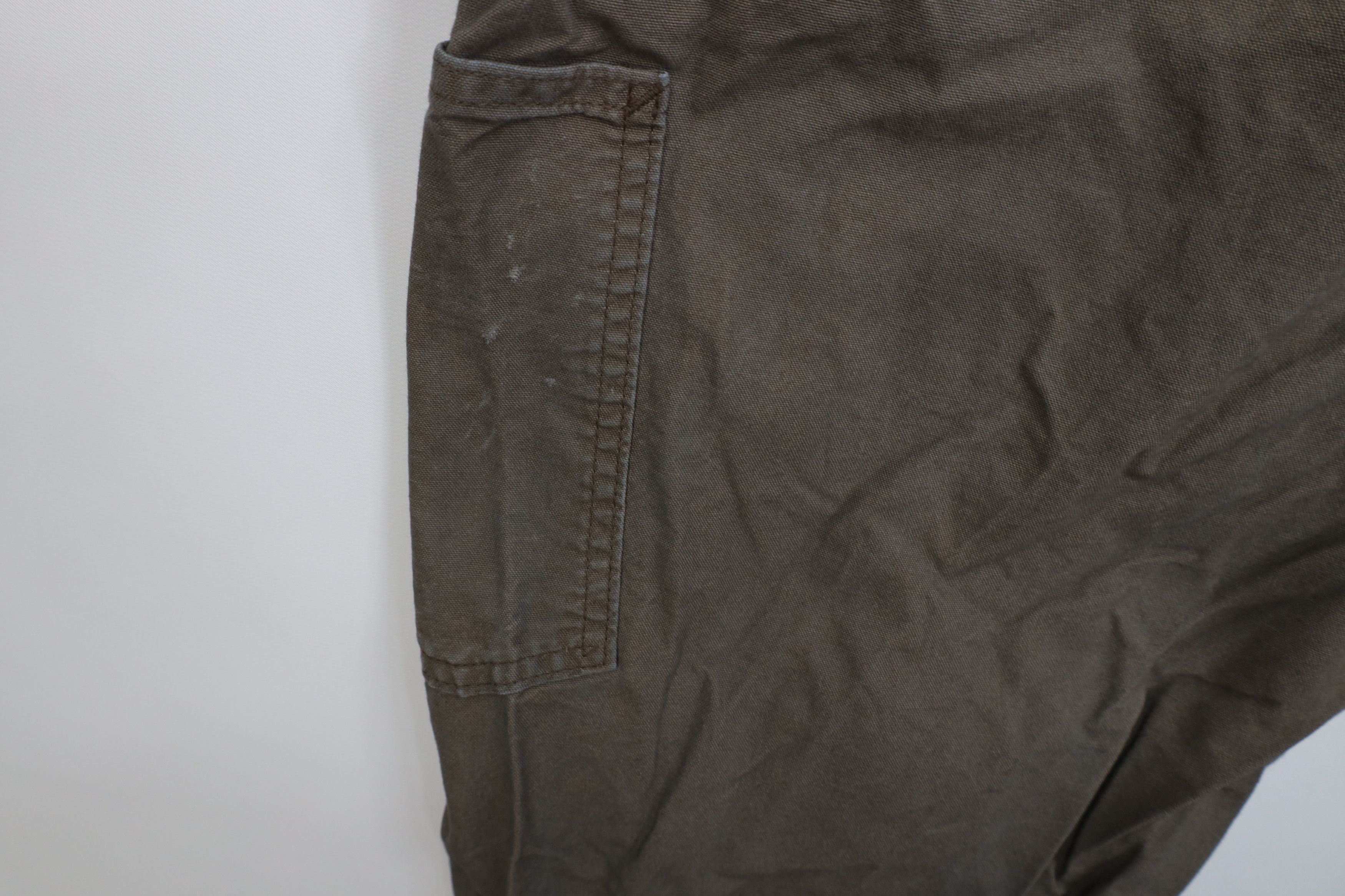 Carhartt Vintage Y2K Carhartt Wide Leg Dungaree Pants Light Brown Size US 36 / EU 52 - 12 Thumbnail