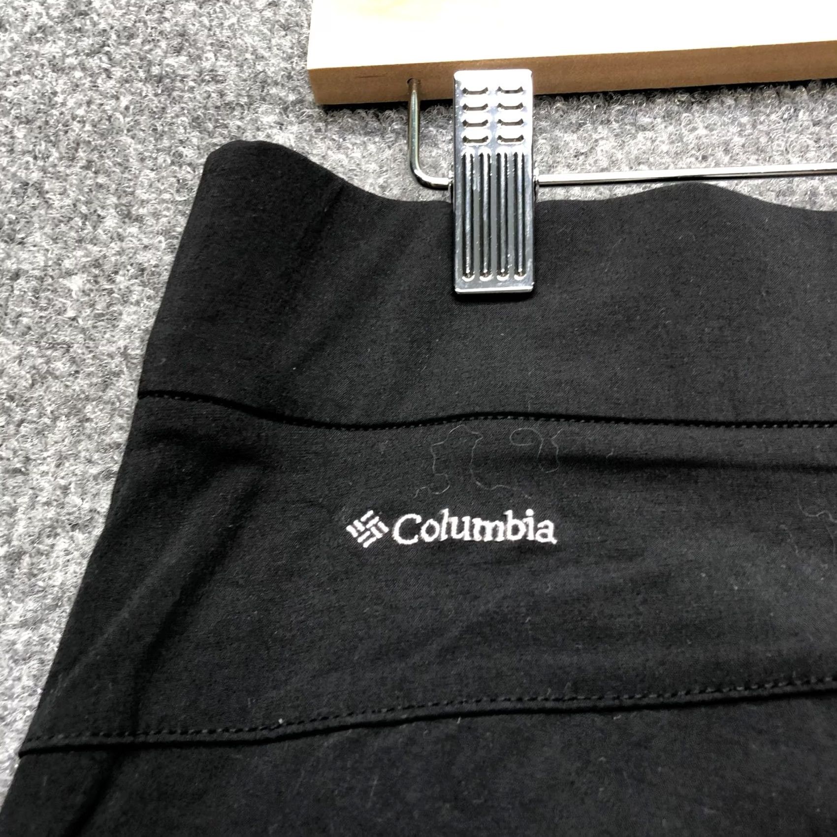 Vintage Columbia Womens Medium Black Omni-Shield Hiking Pants Straight Leg Pull On Casual Travel Khaki 32 In Inseam Size 32" / US 10 / IT 46 - 6 Thumbnail