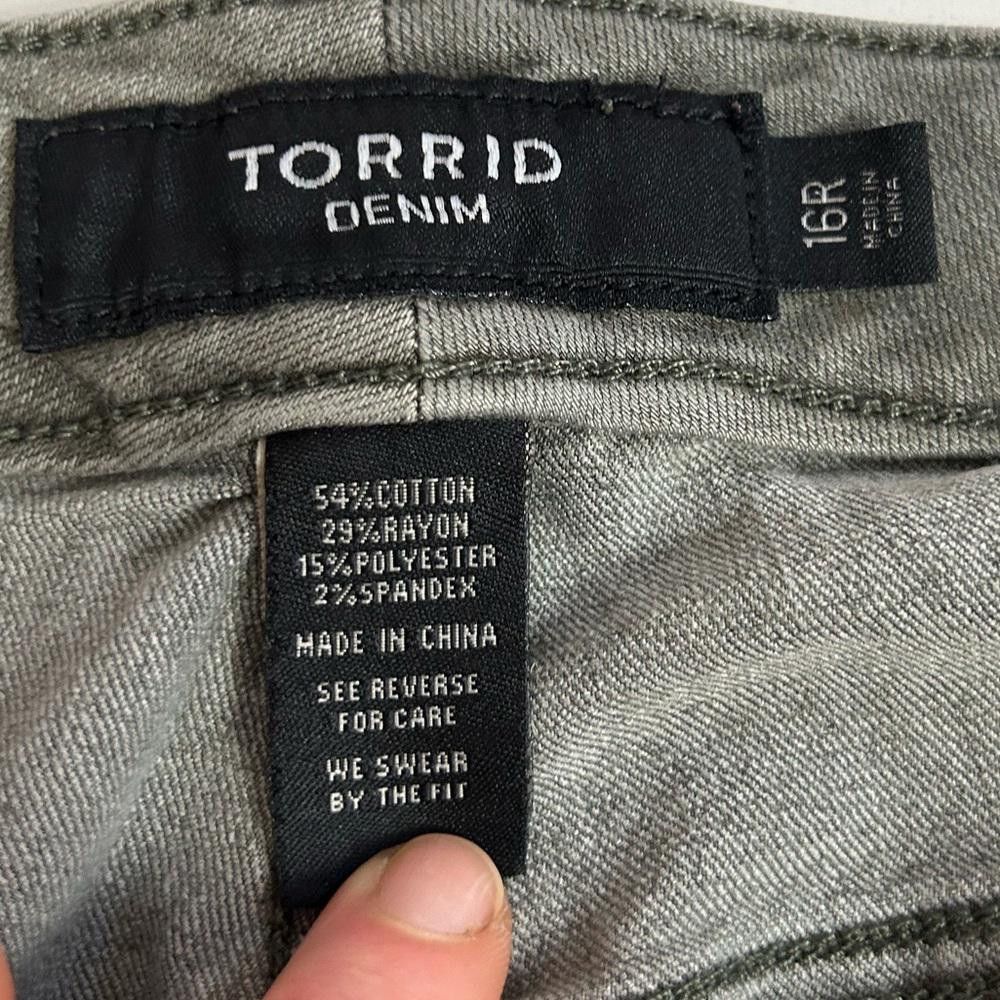 Torrid Torrid l Gray Skinny Jeans Size 16R Size 38" / US 16 / IT 52 - 7 Thumbnail