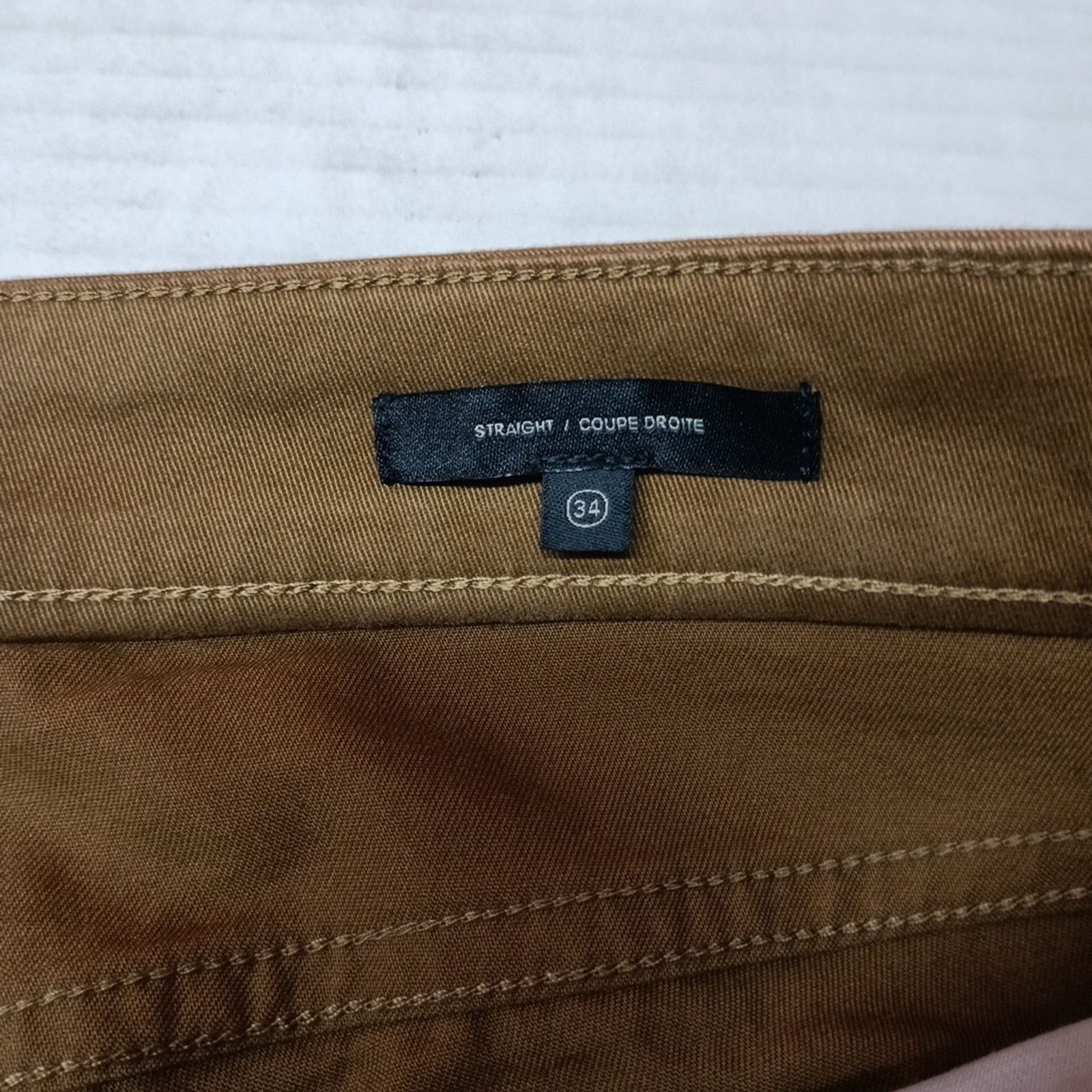 Dockers Dockers Pants Men's 34x29 Brown Straight Fit Jean Cut Size US 34 / EU 50 - 5 Thumbnail