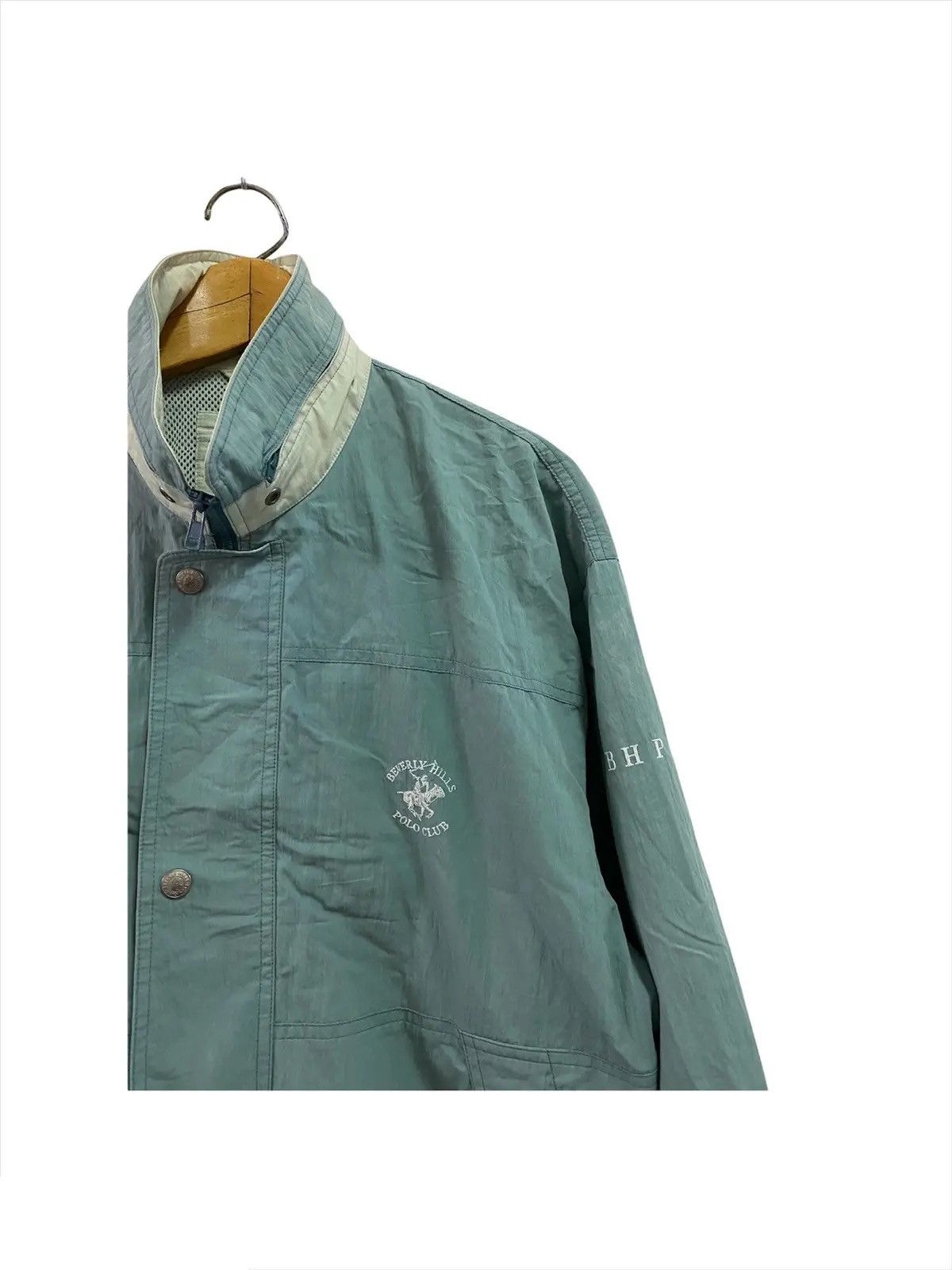 Beverly Hills Polo Club × Japanese Brand × Vintage Vtg Beverly Hills Polo Club MiniLogo Embroidery Ligh Jacket Size US L / EU 52-54 / 3 - 6 Thumbnail