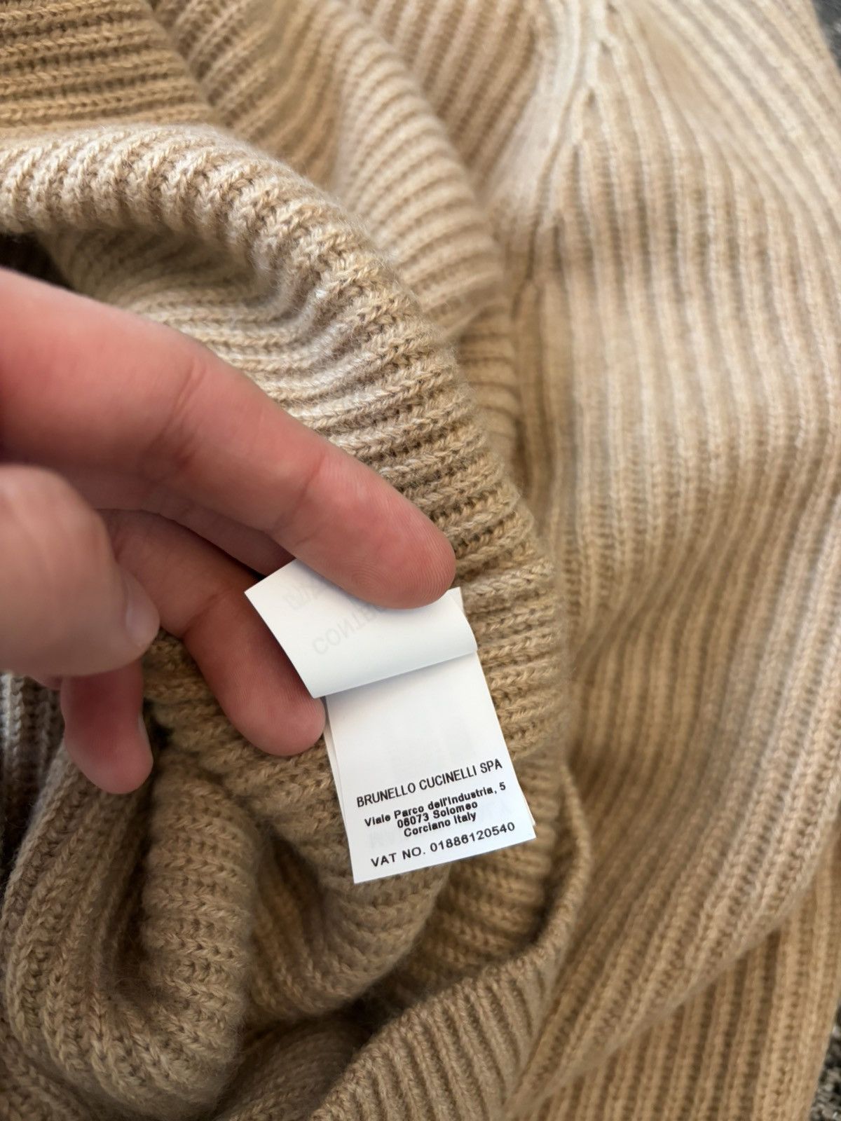 Brunello Cucinelli Brunello Cucinelli English Rib Cashmere Sweater Size US M / EU 48-50 / 2 - 5 Thumbnail