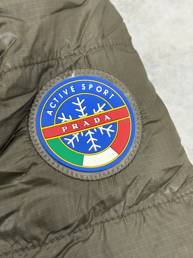 Prada AW2003 Prada Active Green Sport Puffer Jacket Size US M / EU 48-50 / 2 - 13 Thumbnail