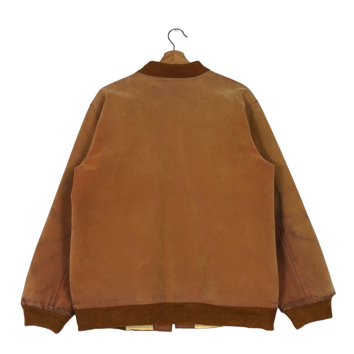 Japanese Brand 🔥Vintage Hi Suede Zipper Bomber Jacket Inspire Issey Miyake Size US L / EU 52-54 / 3 - 8 Thumbnail