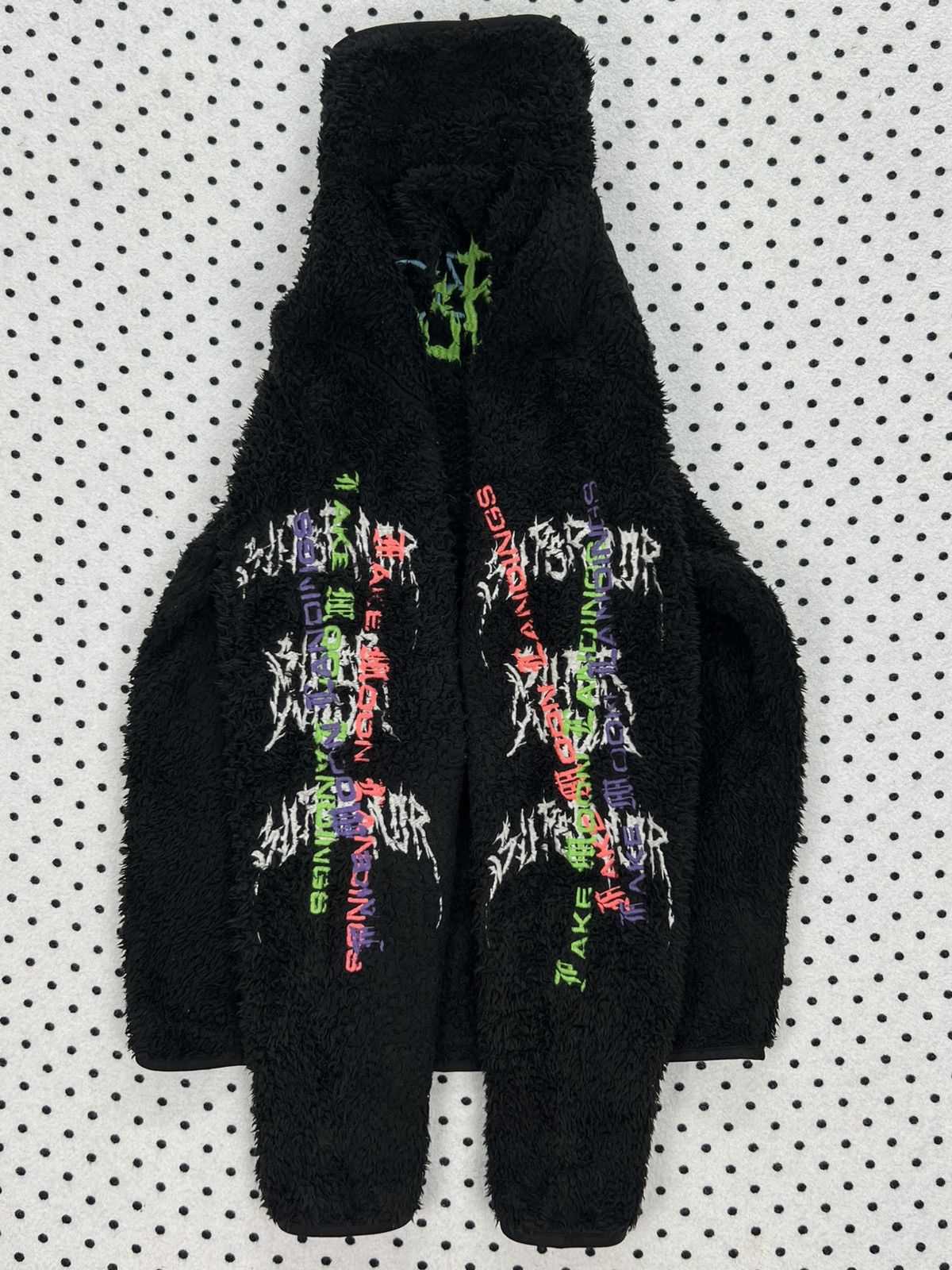Diesel Diesel Embroidered Boa Fleece Jacket Size US XS / EU 42 / 0 - 8 Thumbnail