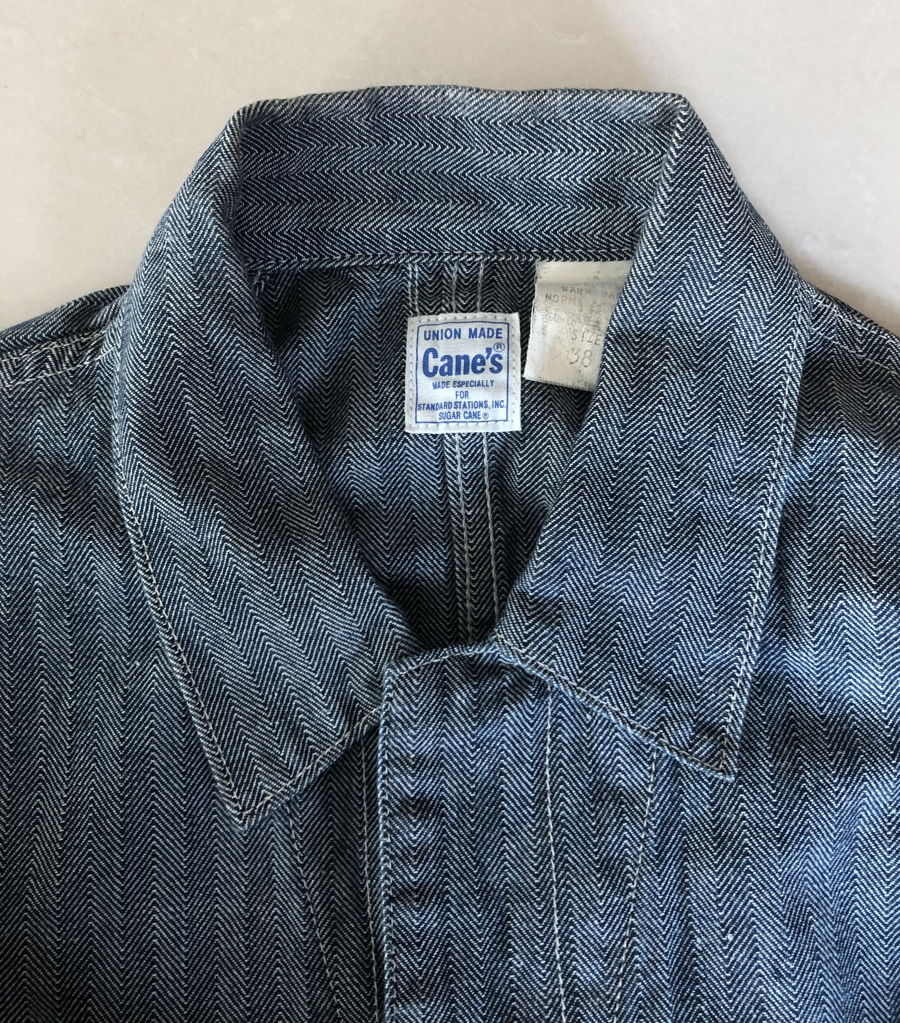 Sugar Cane Sugar Cane HBT Herringbone Twill Selvedge Work Jacket Size US M / EU 48-50 / 2 - 4 Thumbnail