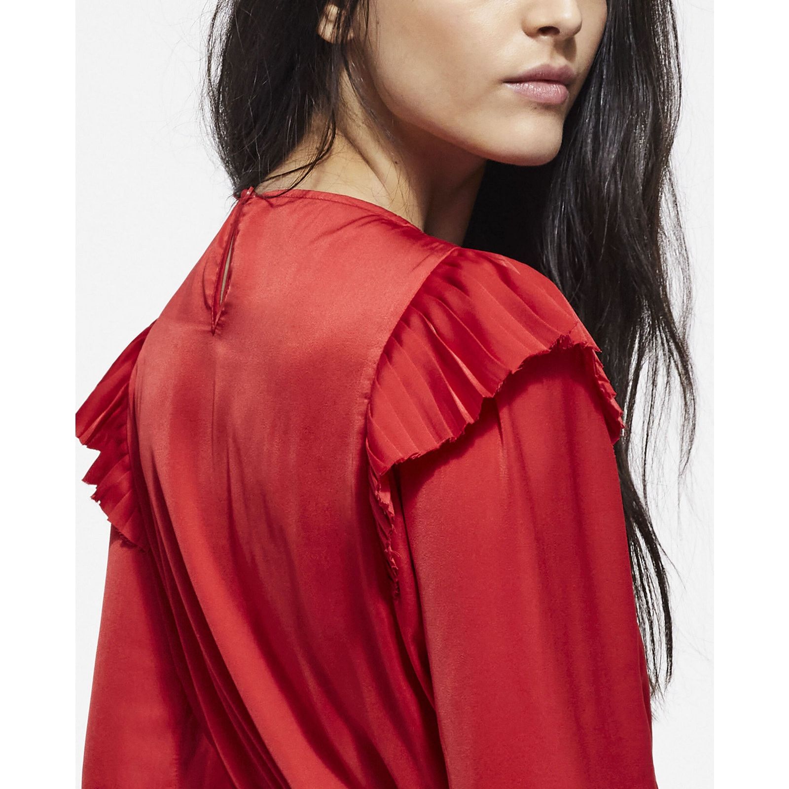 The Kooples The Kooples “Short red dress” pleated ruffle mini dress M Size M / US 6-8 / IT 42-44 - 2 Thumbnail