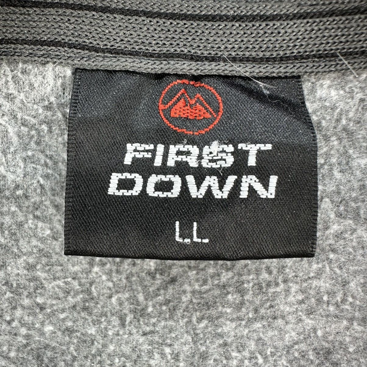 Japanese Brand Vintage First Down Outdoor Fleece Zipper Jacket Size US L / EU 52-54 / 3 - 13 Thumbnail