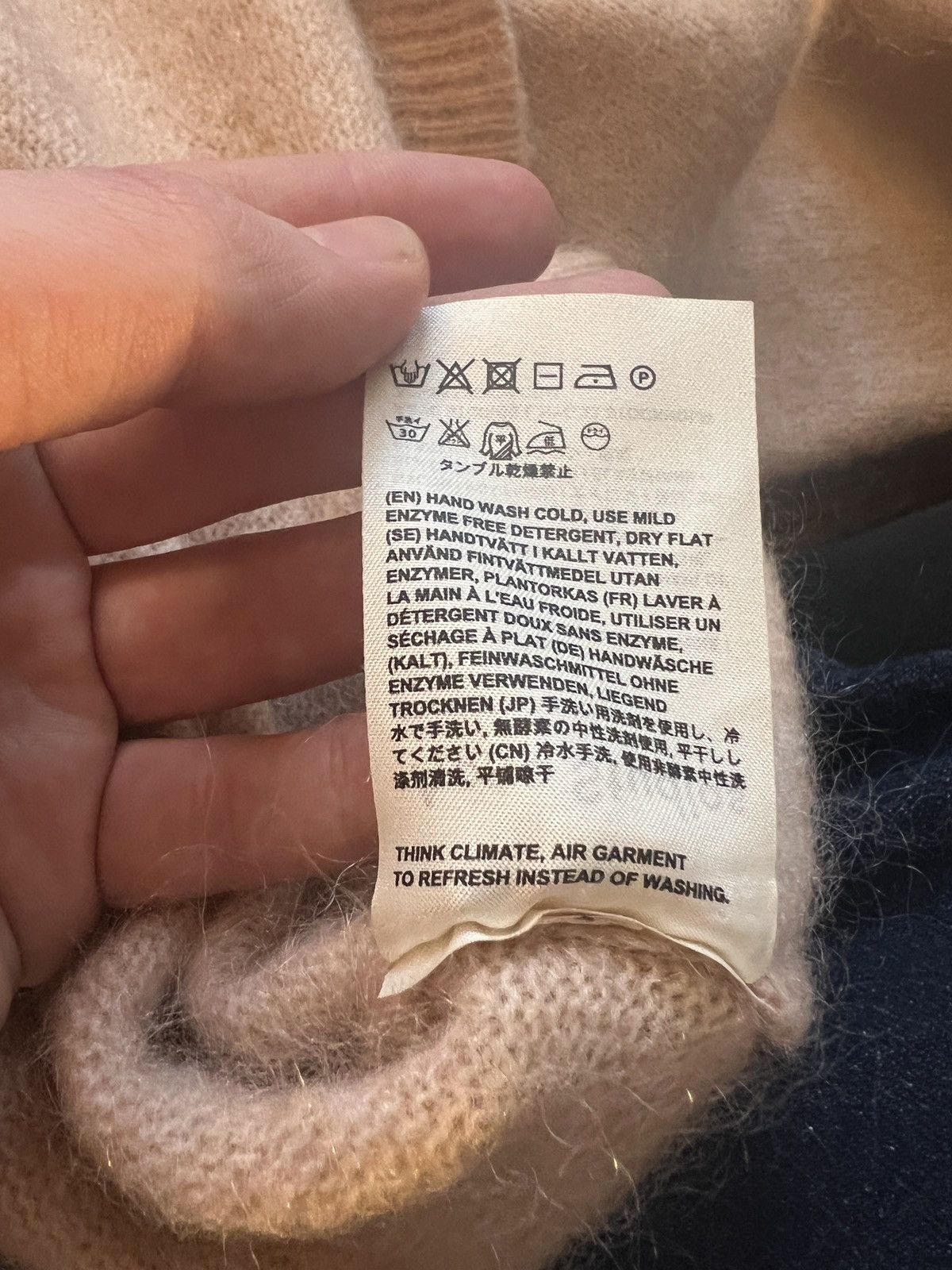 Acne Studios Acne Studios Pale Pink Mohair Sweater Size XS / US 0-2 / IT 36-38 - 5 Thumbnail