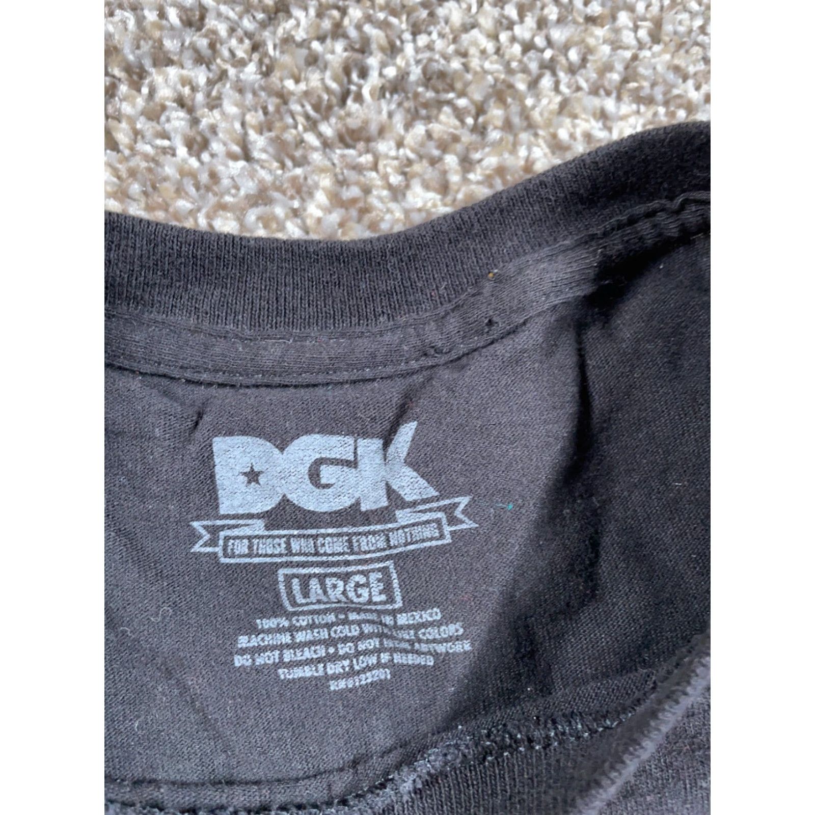 DGK DGK Scarface Graphic T-Shirt Adult Large Black 80s Movie Retro Mens Size US L / EU 52-54 / 3 - 4 Thumbnail