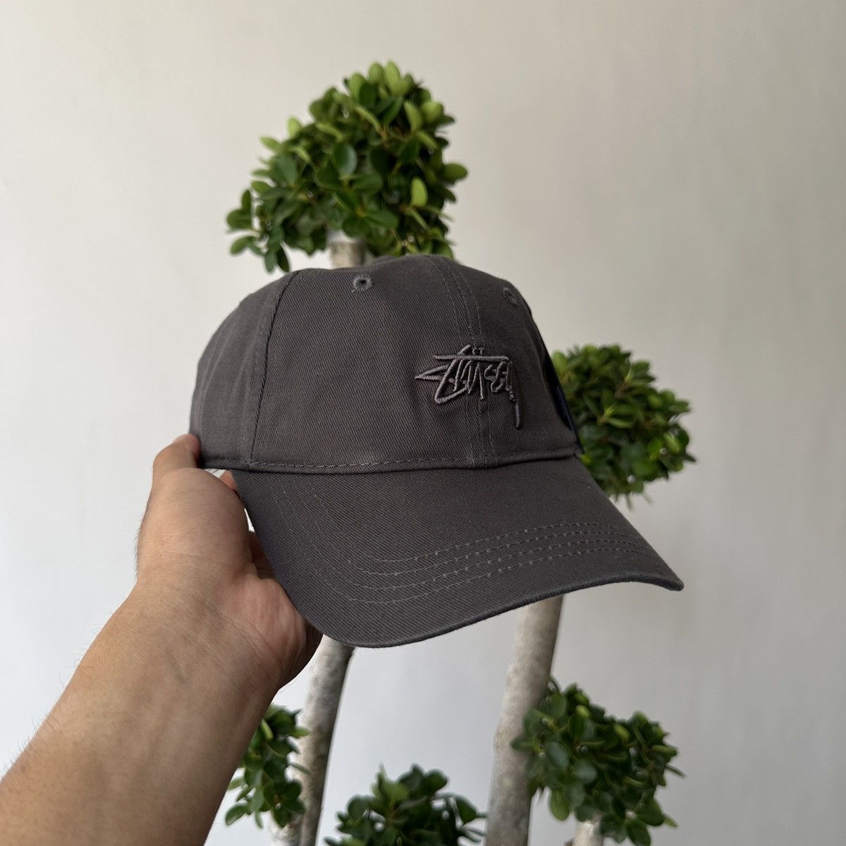 Stussy Stussy Cap Hat Grey Size ONE SIZE - 1 Thumbnail