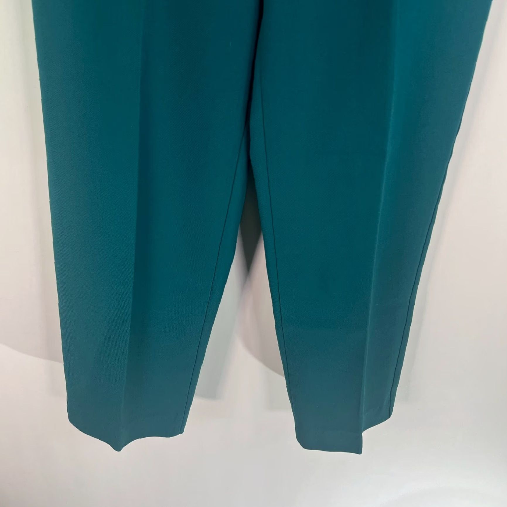 Levi's VINTAGE Levi's Pants Womens 26 x 28 Teal Green Dress Pants Straight Rise 80s 90s USA Levi's Size 26" / US 2 / IT 38 - 4 Thumbnail