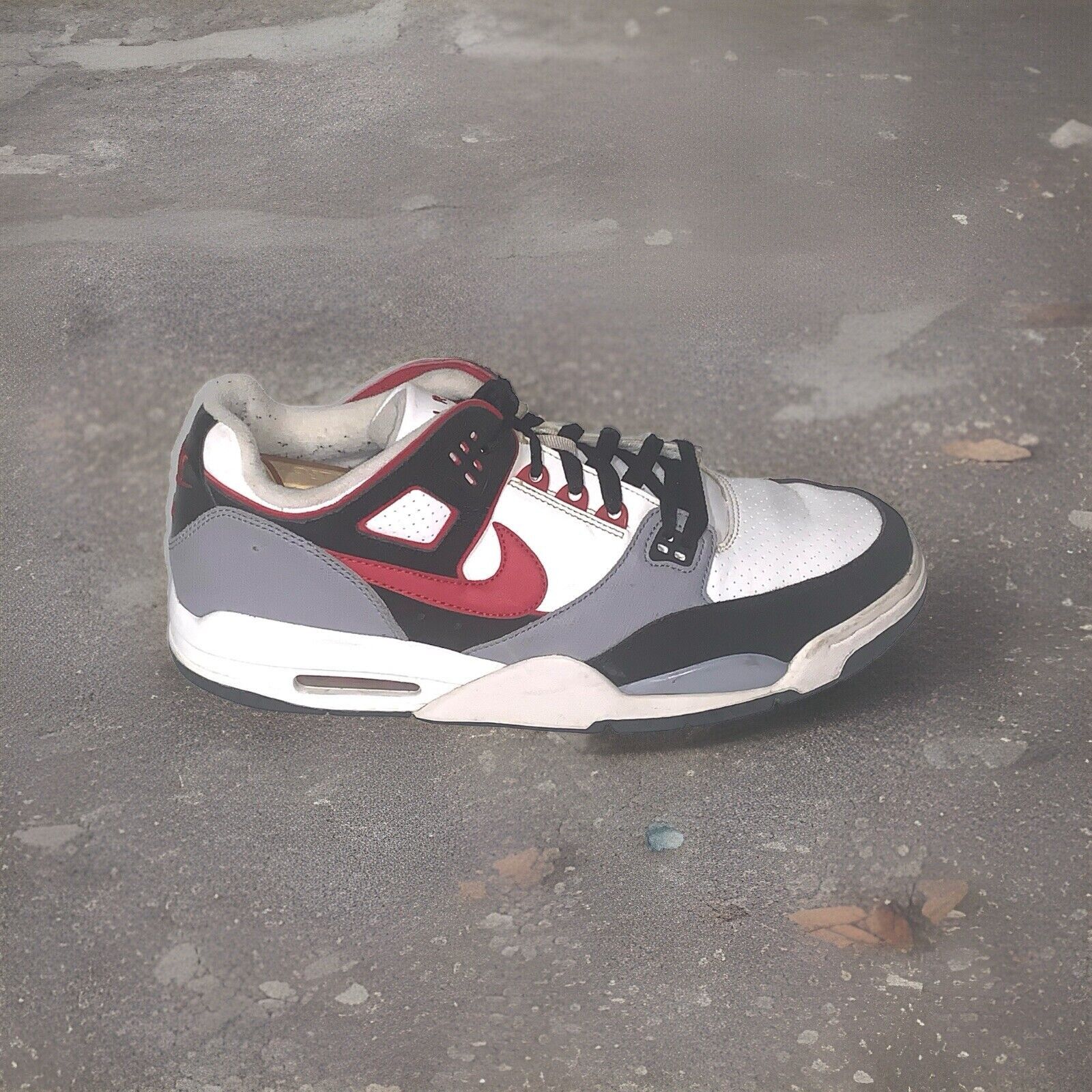 Nike Nike Air Flight Condor Mens Sz 11 White Red Gray 344575-163 Size US 11 / EU 44 - 1 Thumbnail