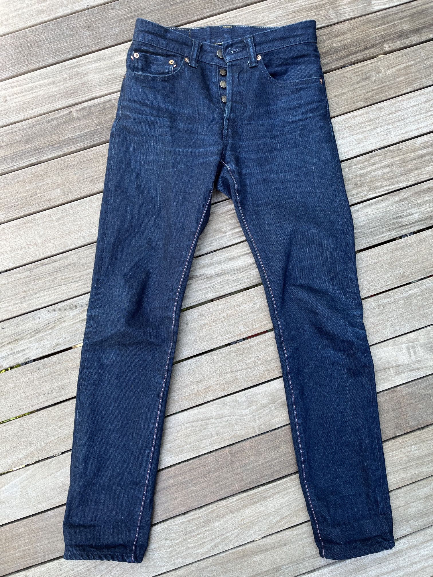 Momotaro Jeans Momotaro x Blue Owl Grand Indigo 14oz Selvedge Denim Size US 28 / EU 44 - 1 Thumbnail