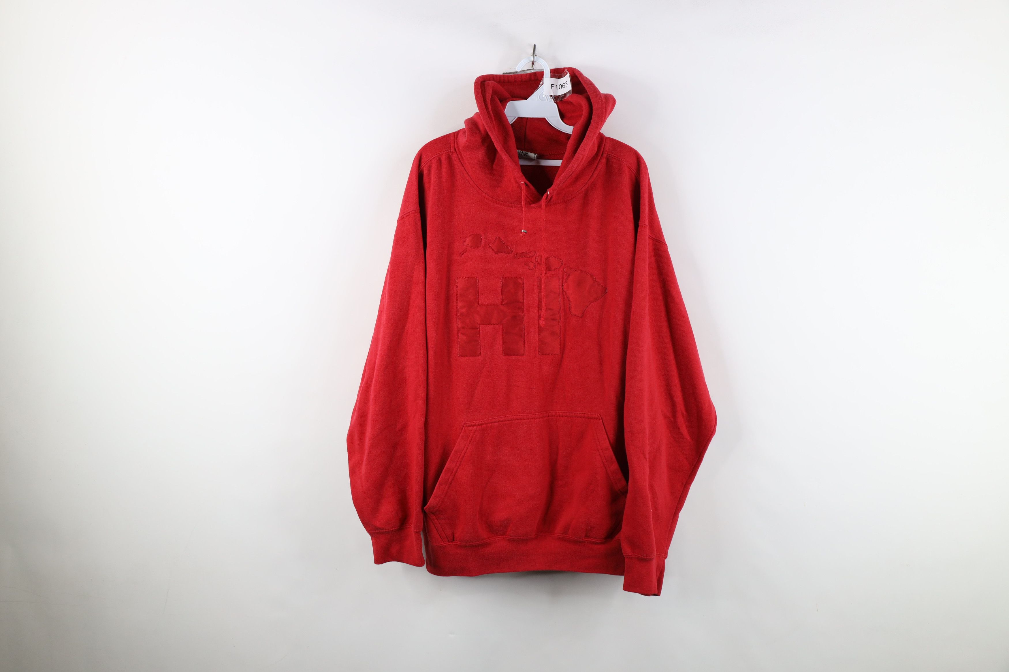 Vintage Vintage 90s Y2K Streetwear Hawaii Island Hoodie Sweatshirt Size US XL / EU 56 / 4 - 1 Thumbnail