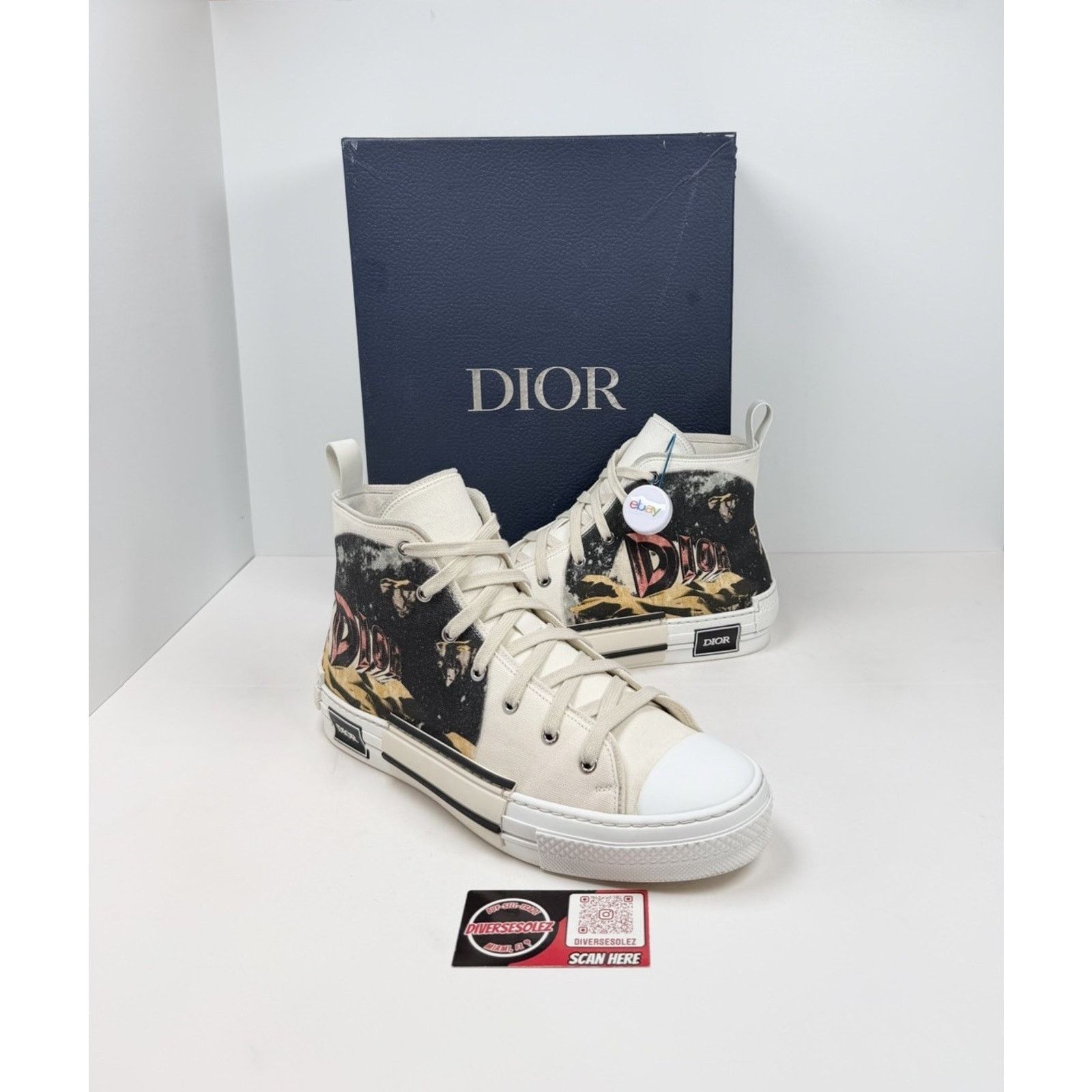 Dior Size 45EU/12US - Dior AsteroDior Canvas B23 High Size US 12 / EU 45 - 1 Thumbnail