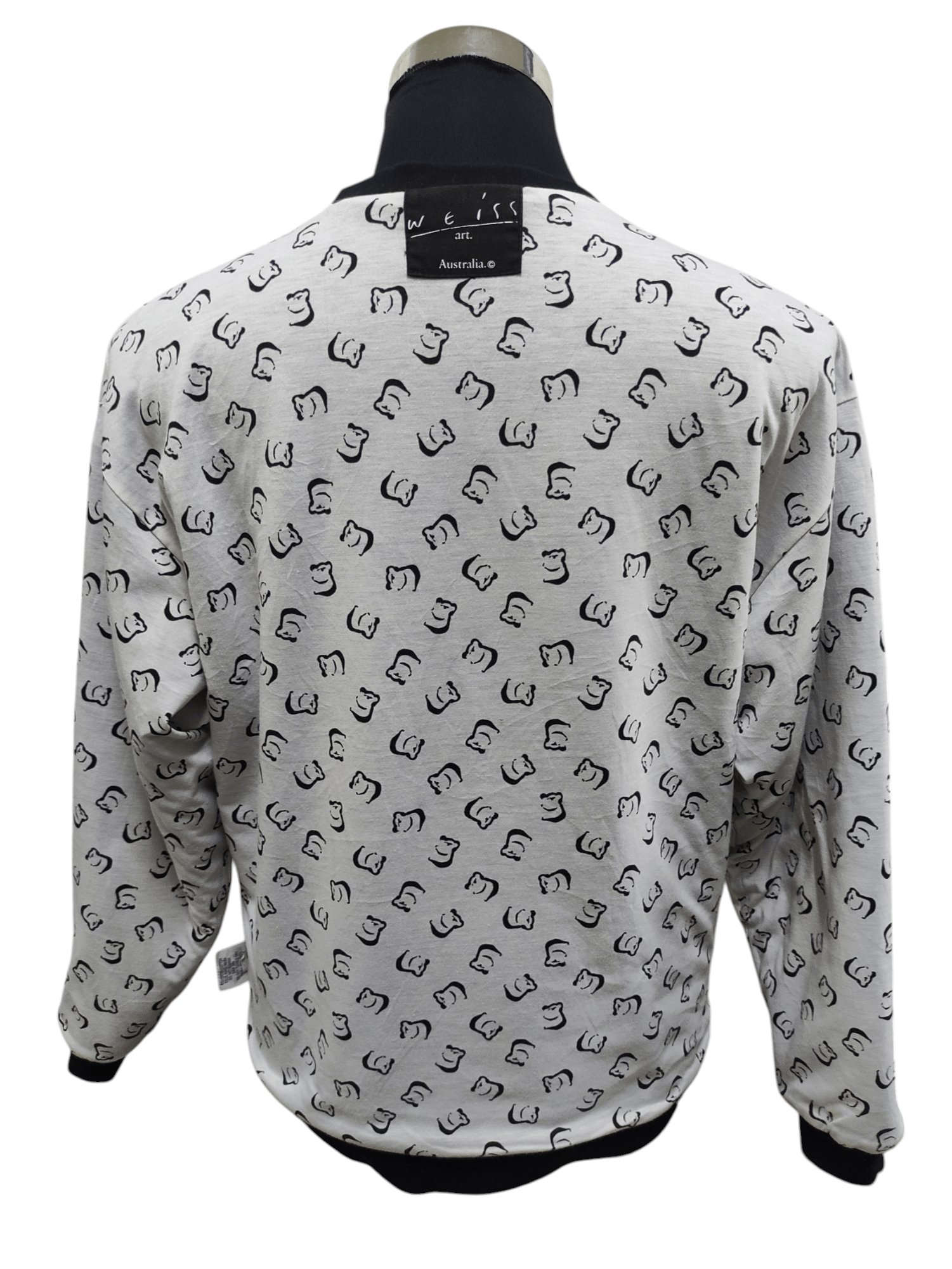 Vintage RARE VINTAGE 80s 1987 WEISS ART KOALA REVERSIBLE SWEATSHIRT Size US L / EU 52-54 / 3 - 4 Thumbnail
