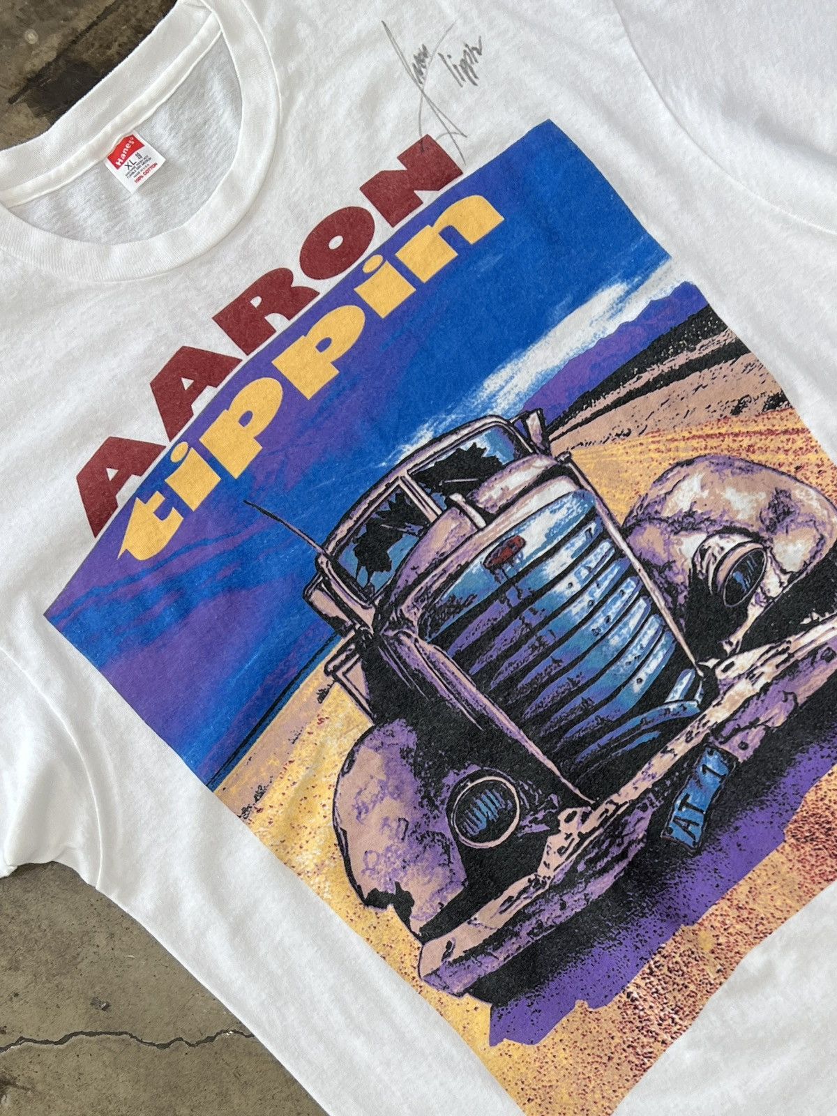 Band Tees × Vintage Vintage Cake Single Stitch Ant Capricorn