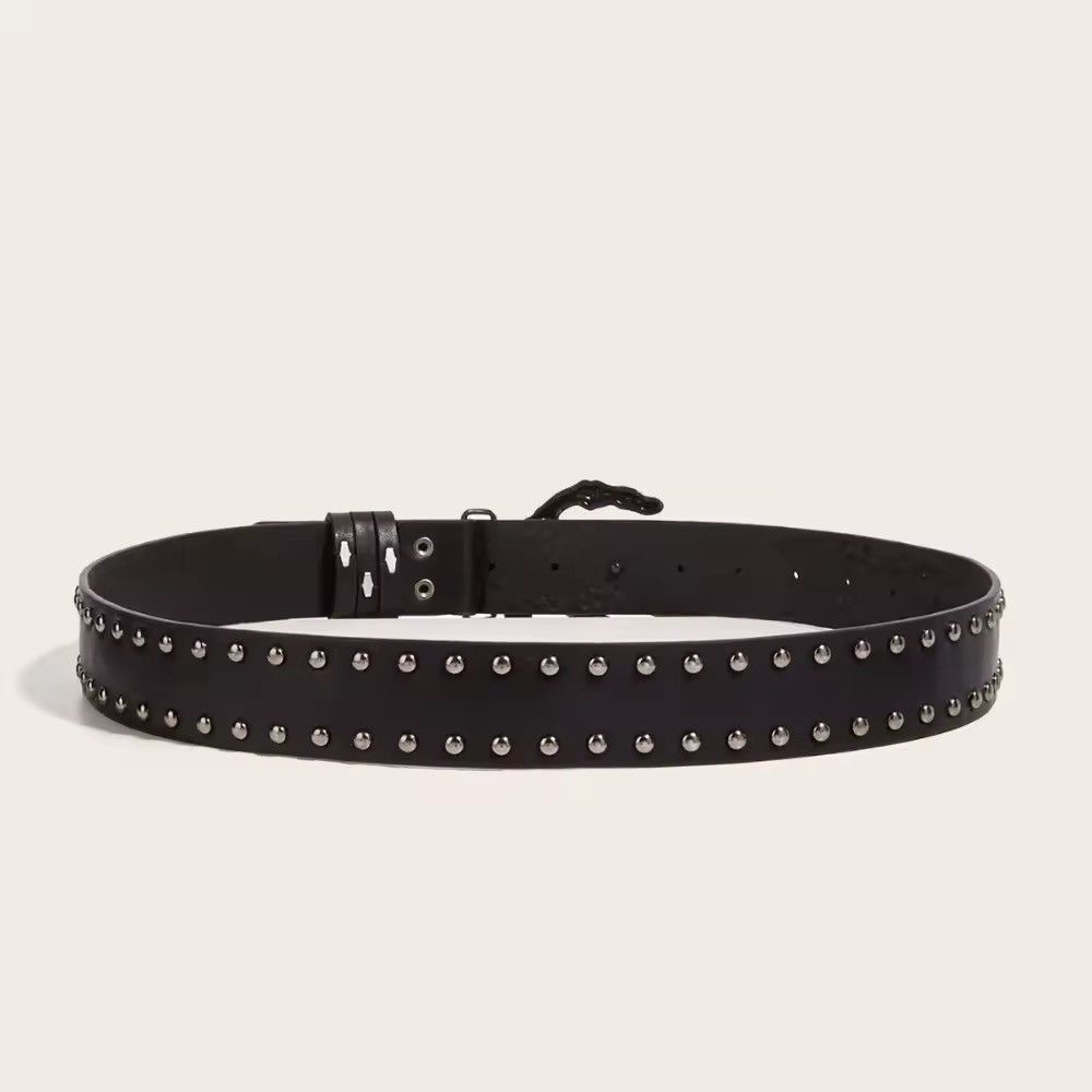 Other Skaleton Buck PU Leather Belts Size ONE SIZE - 2 Thumbnail