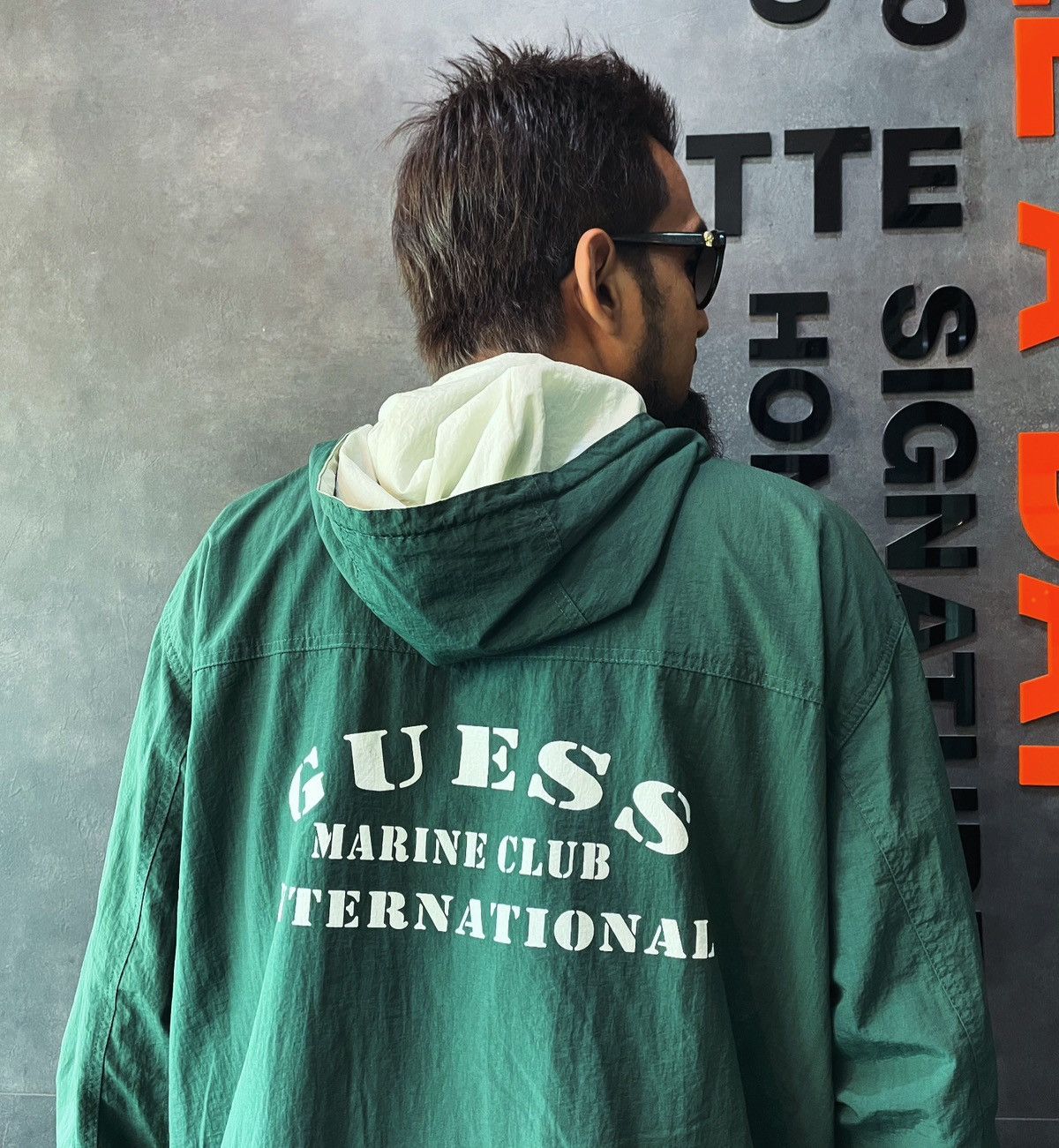 Guess Guess Marine Club Windbreaker Jacket Vintage 90’s Size US XL / EU 56 / 4 - 1 Thumbnail