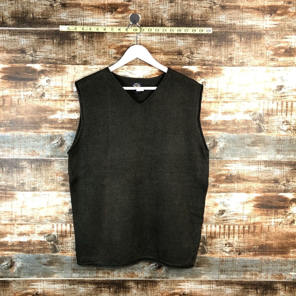 Dockers Dockers Green Vest Knitwear #A2493 Size US M / EU 48-50 / 2 - 1 Thumbnail