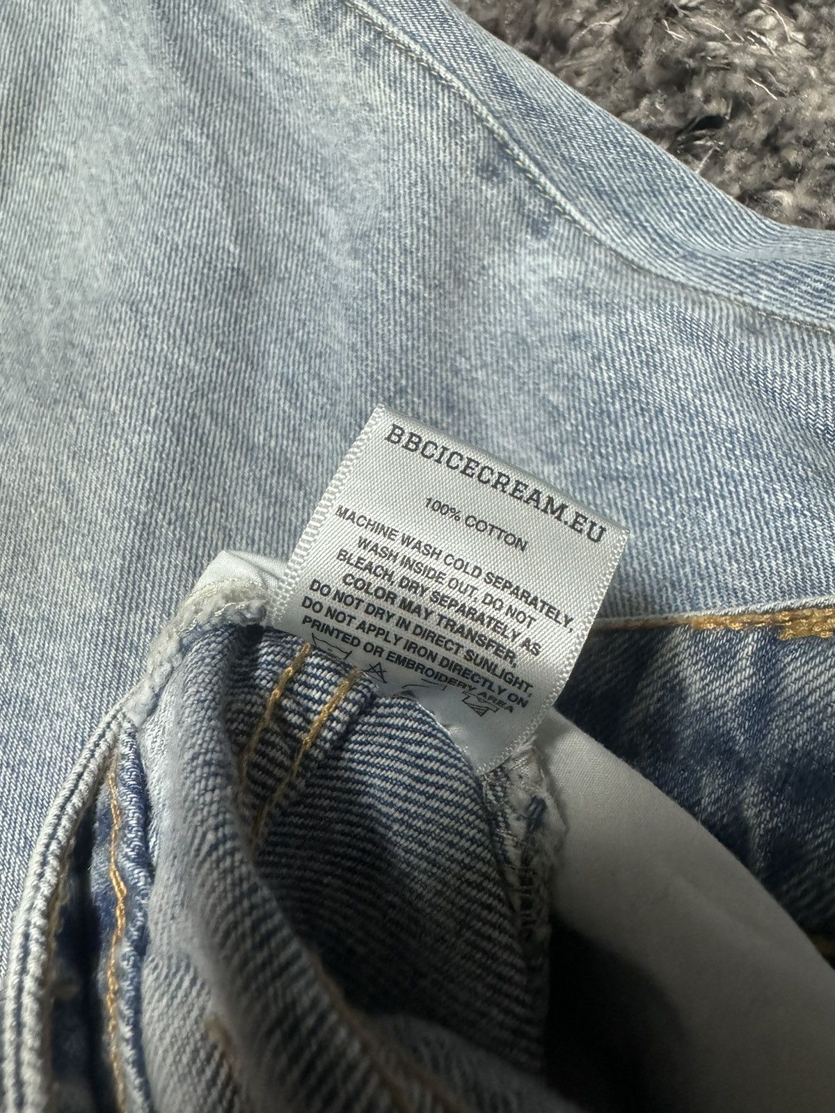 Billionaire Boys Club Icecream Blue Running Dog Jeans Size US 28 / EU 44 - 6 Thumbnail