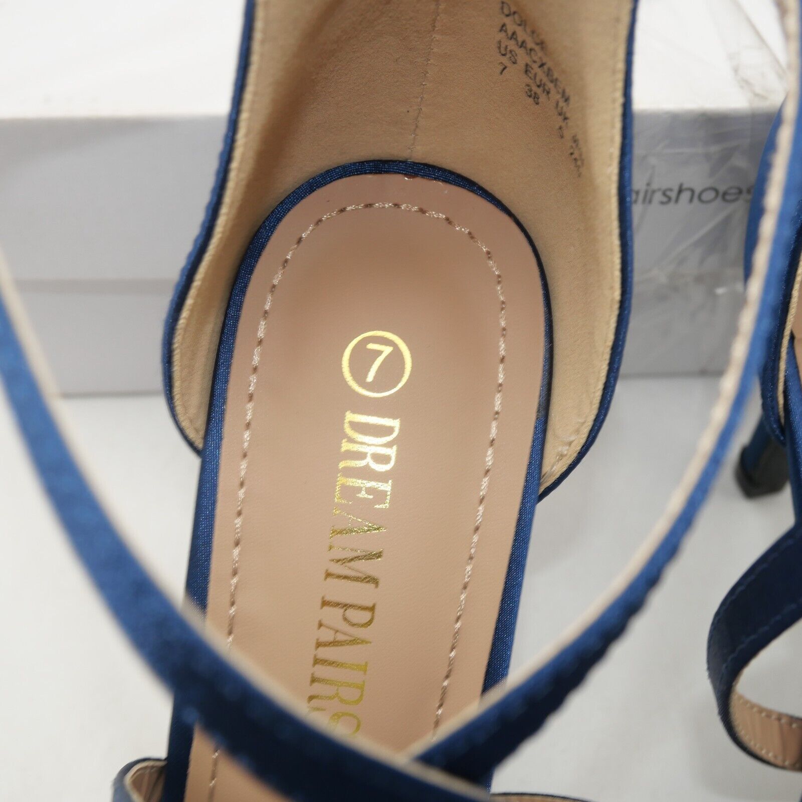 Other NEW DREAM PAIRS Women's 7 Dolce Stilettos Open Toe Pump Heel Size US 7 / IT 37 - 8 Thumbnail