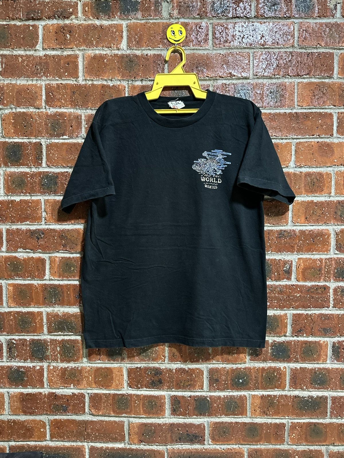 Anime × One Piece × Vintage Vintage One Peace Luffy The Die World Wanted Faded Tee Size US L / EU 52-54 / 3 - 4 Thumbnail