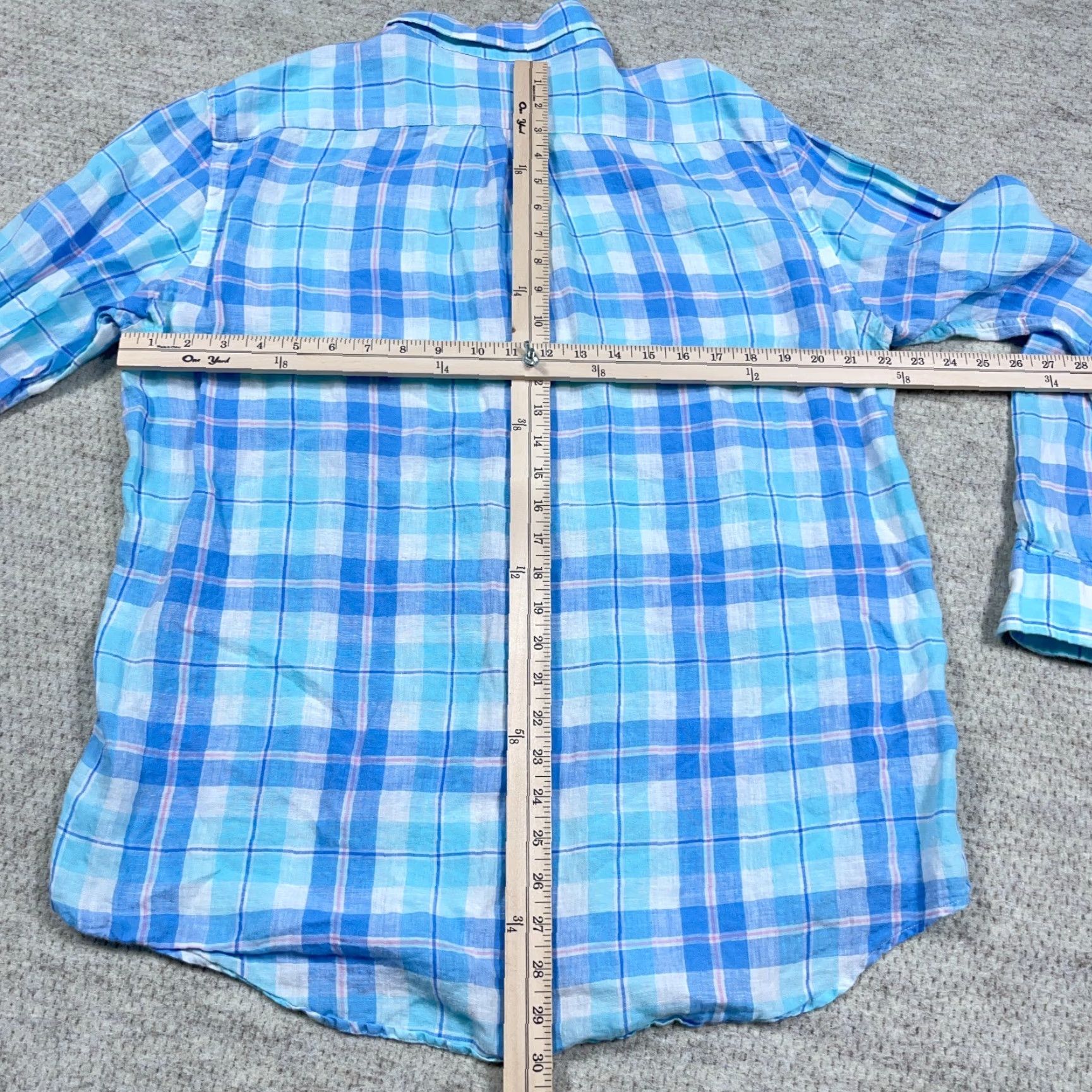 Vineyard Vines Vineyard Vines Shirt Men Large Blue Plaid Tucker Button Up Size US L / EU 52-54 / 3 - 5 Thumbnail