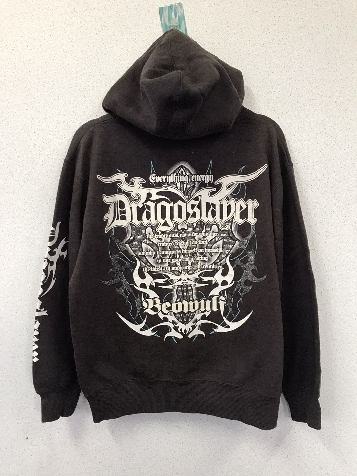 Anime BEAUMERE Dragoslayer Gothic Distressed Hoodie Size US L / EU 52-54 / 3 - 3 Thumbnail