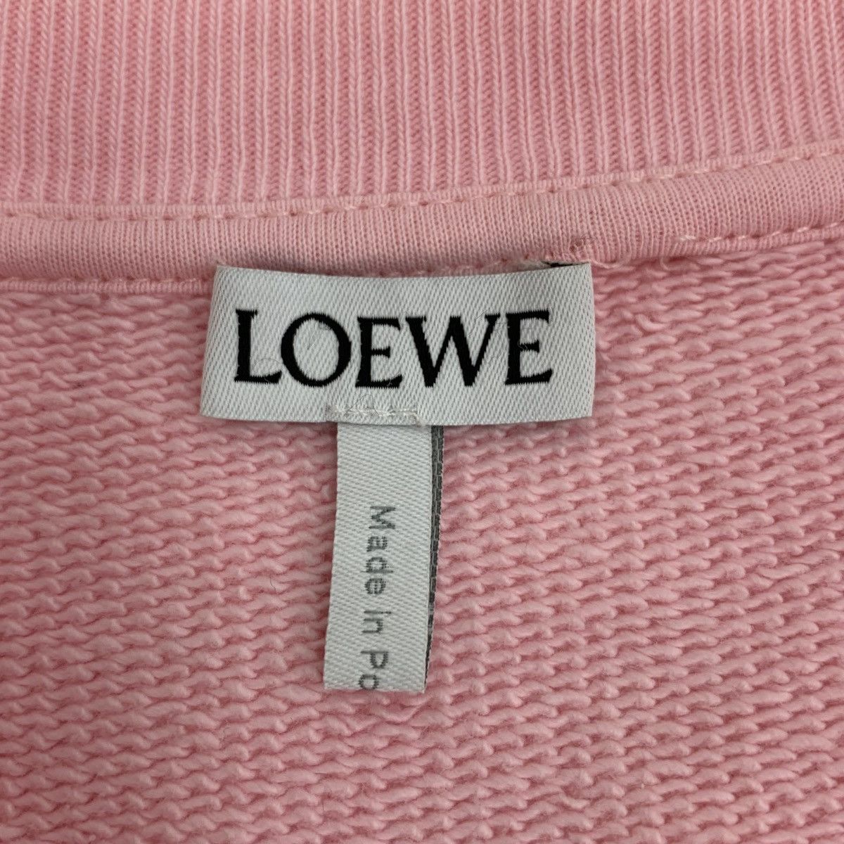 Loewe Loewe Pink Cotton Long Sleeve Sweatshirt K26WX Size S / US 4 / IT 40 - 5 Thumbnail